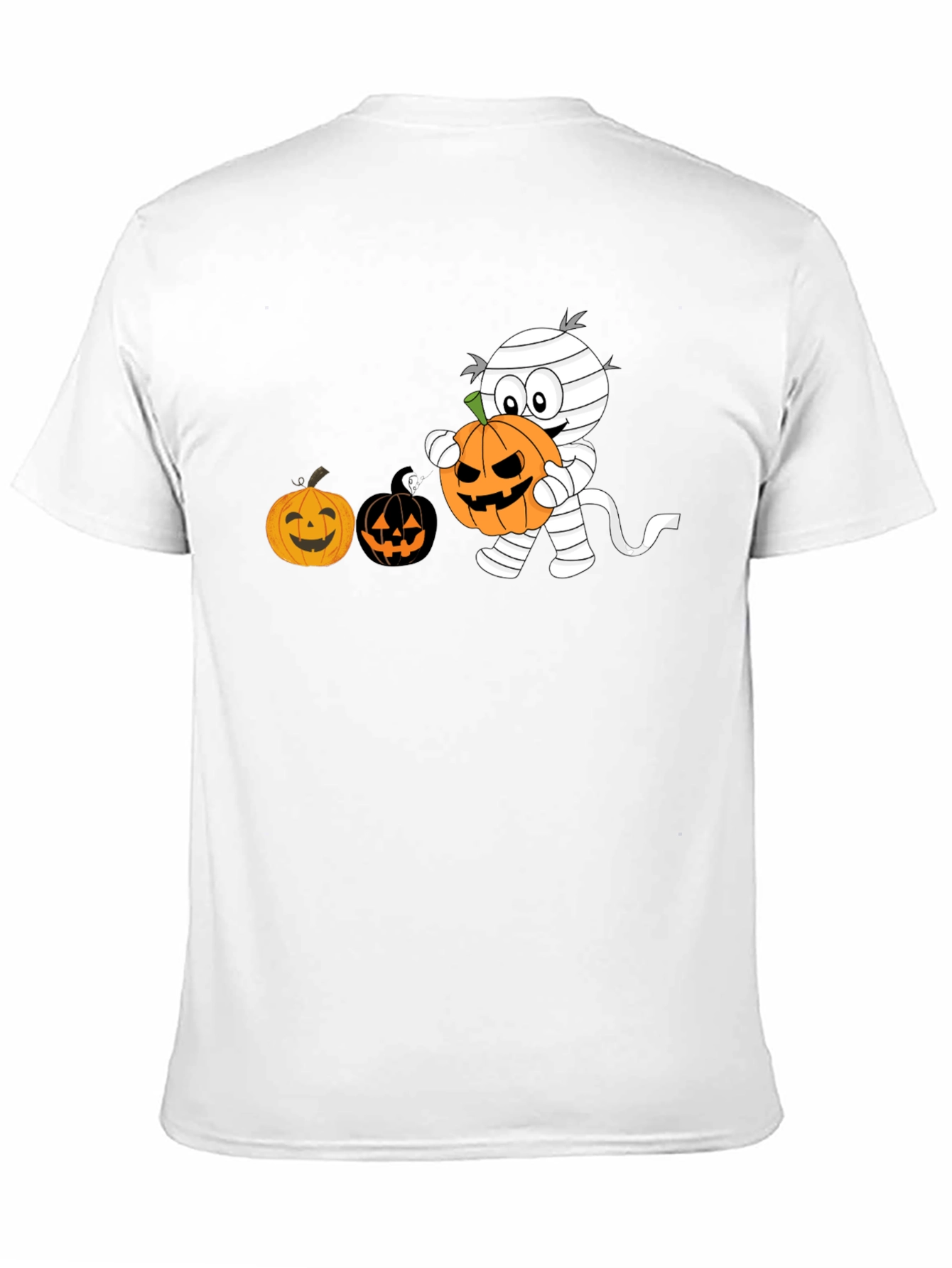 Halloween Mummy Pumpkin T-Shirt