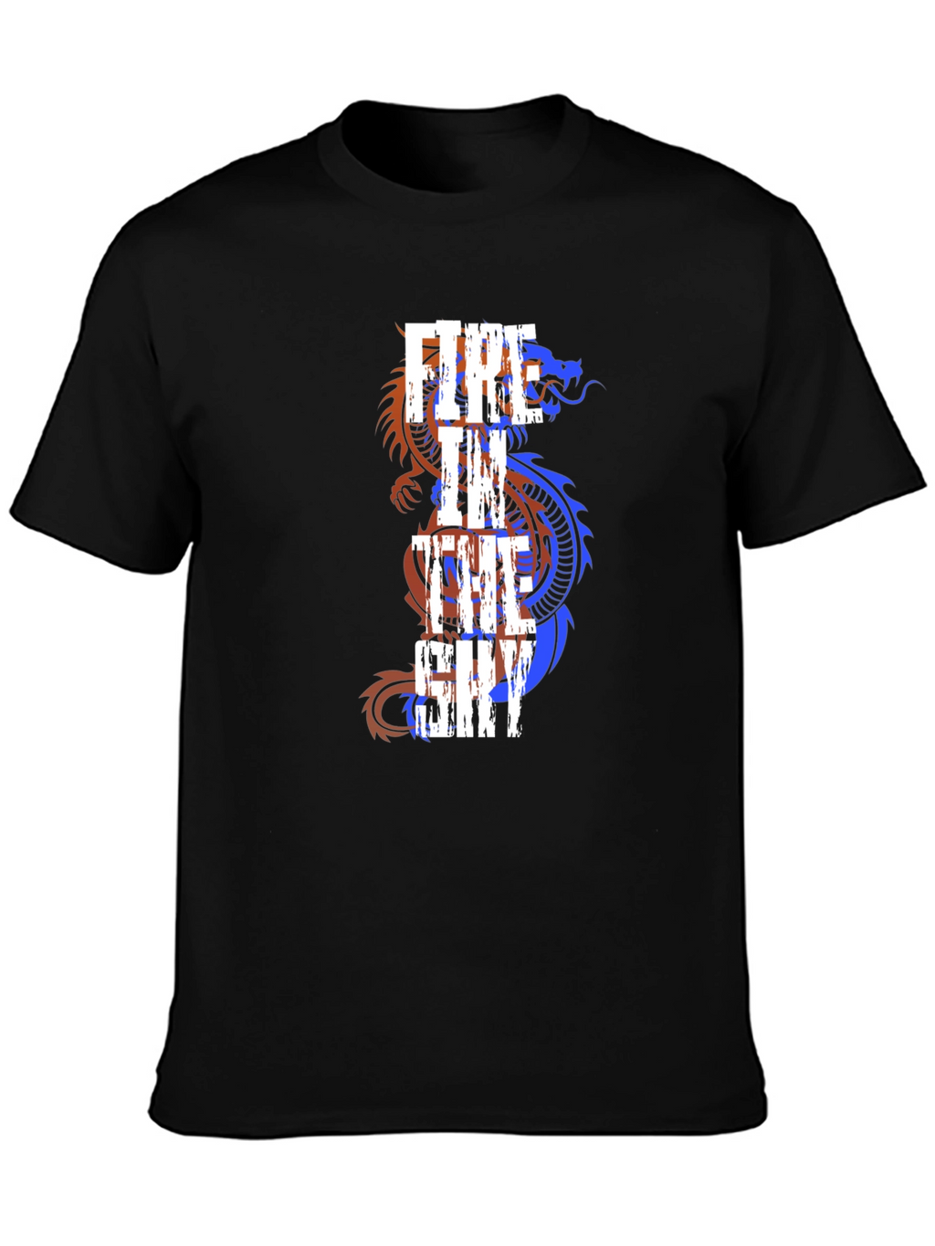 Fire in the Sky Dragon Graphic T-Shirt