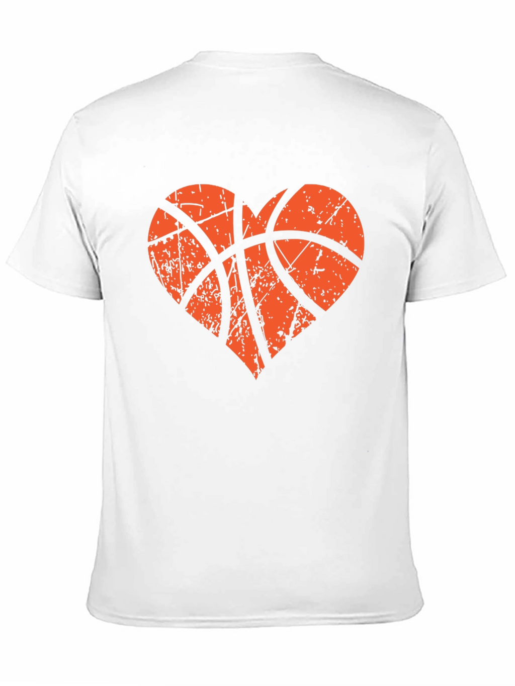 Basketball Heart Graphic Tee - Love the Game!
