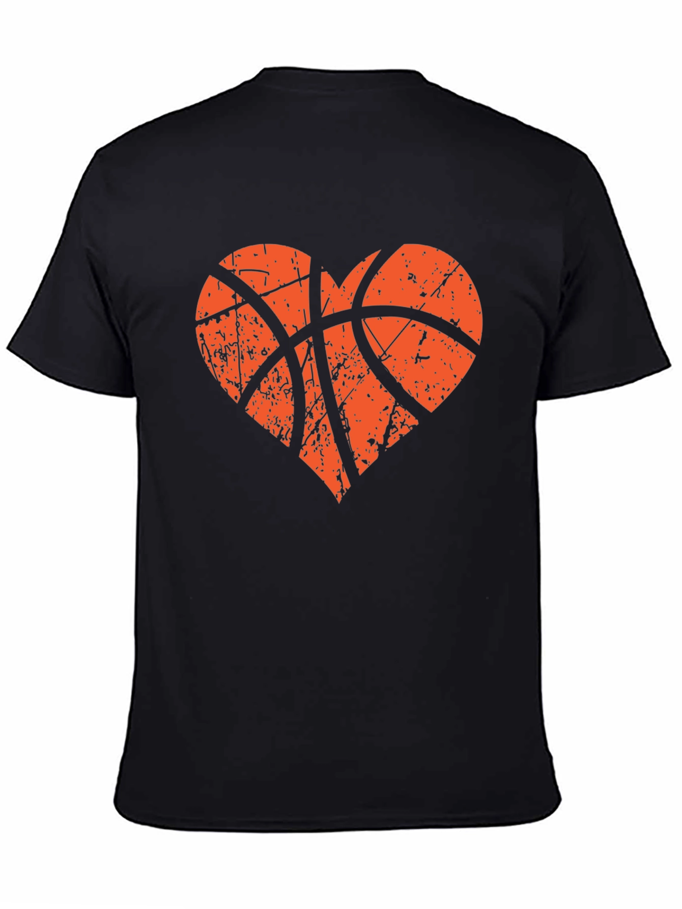 Basketball Heart Graphic Tee - Love the Game!