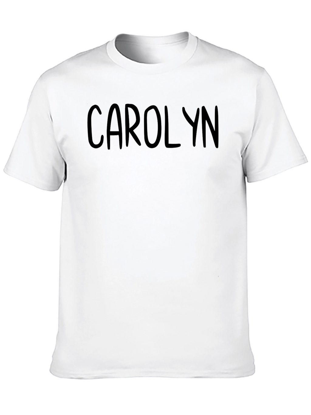 Personalized Carolyn Black Cotton Tee