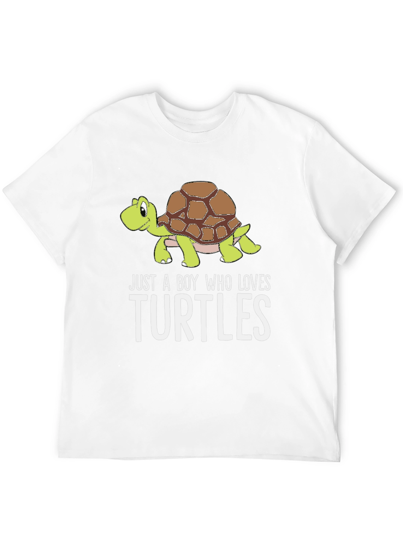 Boys Turtle Lover Graphic Tee - Cute Turtle Design