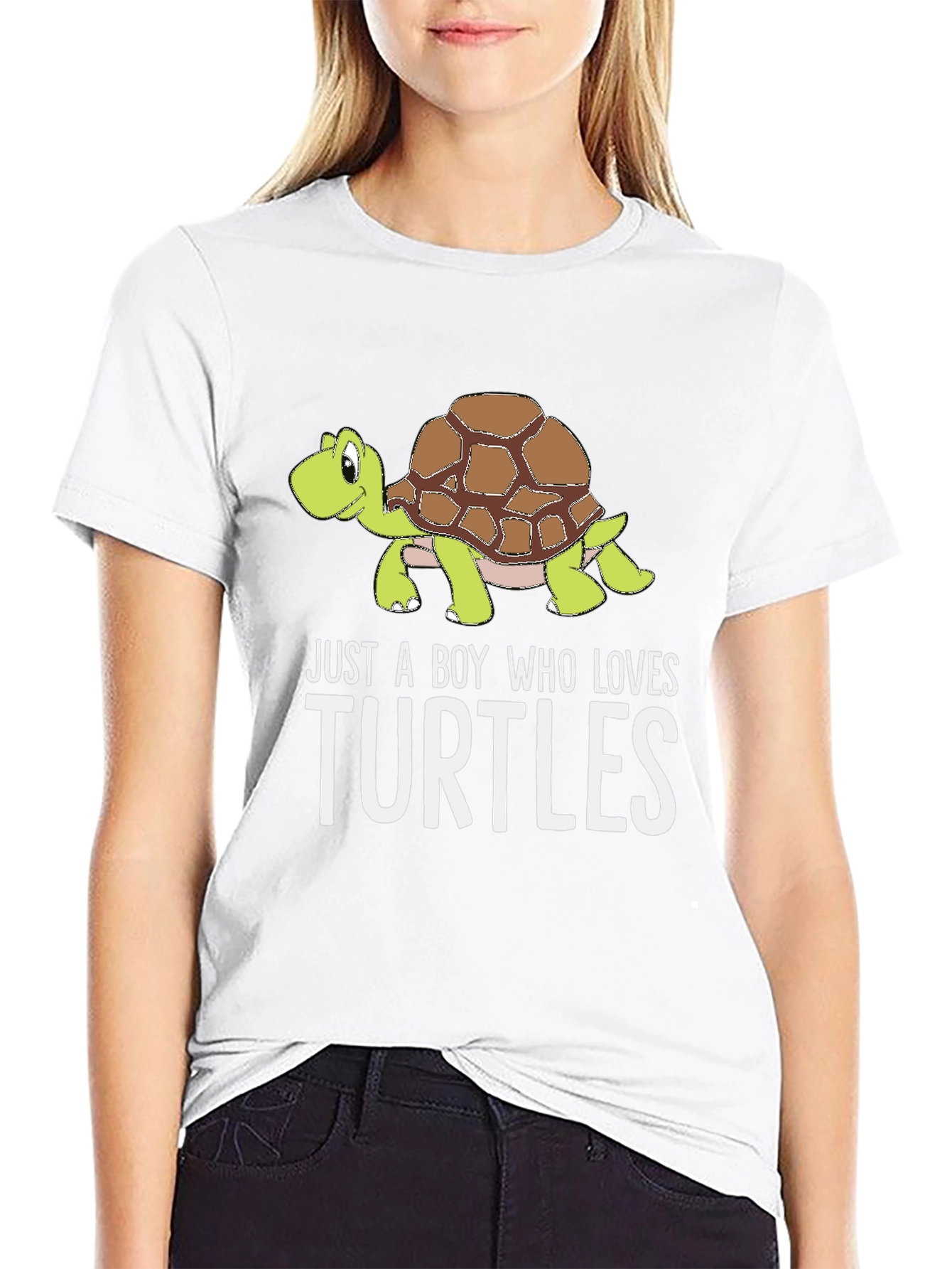 Boys Turtle Lover Graphic Tee - Cute Turtle Design