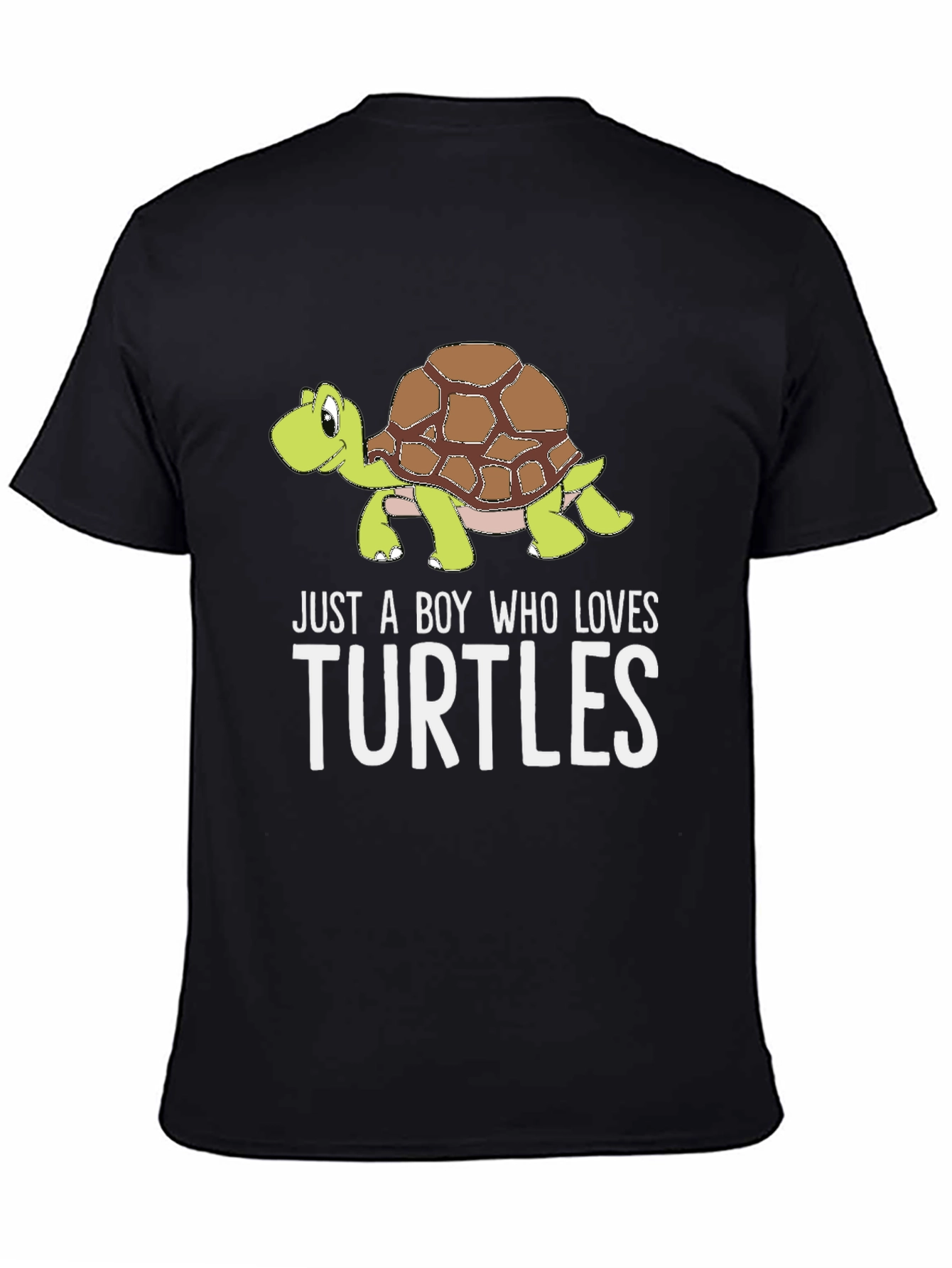 Boys Turtle Lover Graphic Tee - Cute Turtle Design