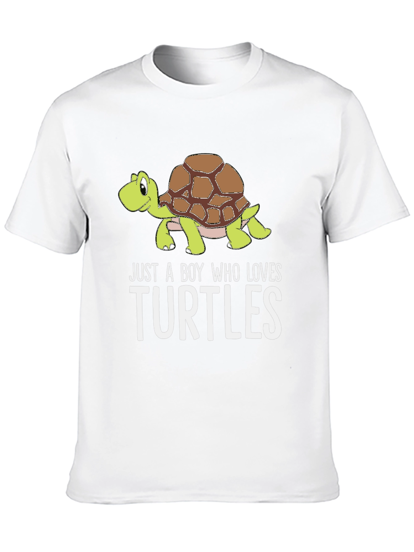 Boys Turtle Lover Graphic Tee - Cute Turtle Design