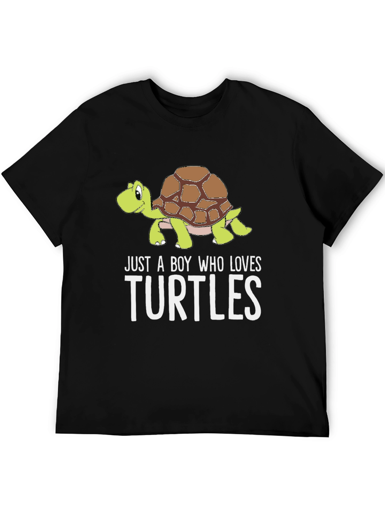 Boys Turtle Lover Graphic Tee - Cute Turtle Design