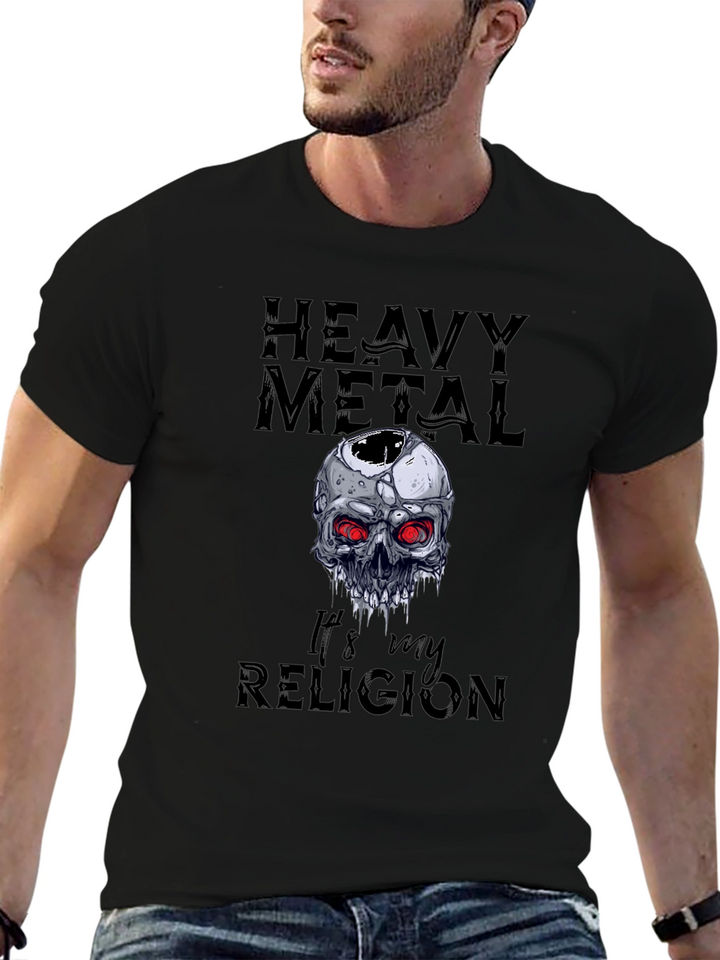 Heavy Metal Religion Graphic Tee