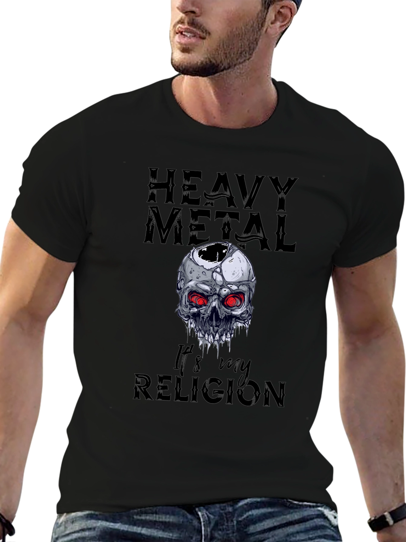 Heavy Metal Religion Graphic Tee