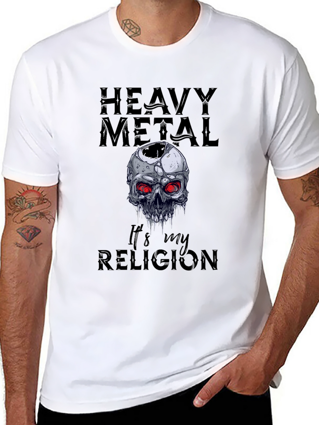 Heavy Metal Religion Graphic Tee