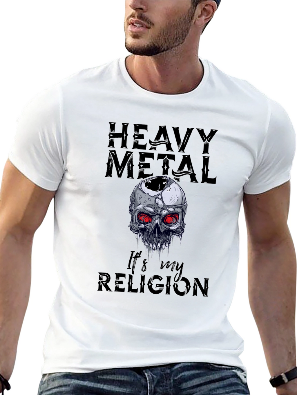 Heavy Metal Religion Graphic Tee