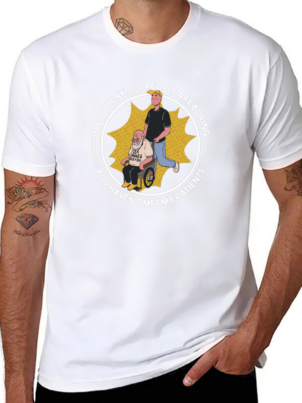 Funny Old People Are Boring T-Shirt