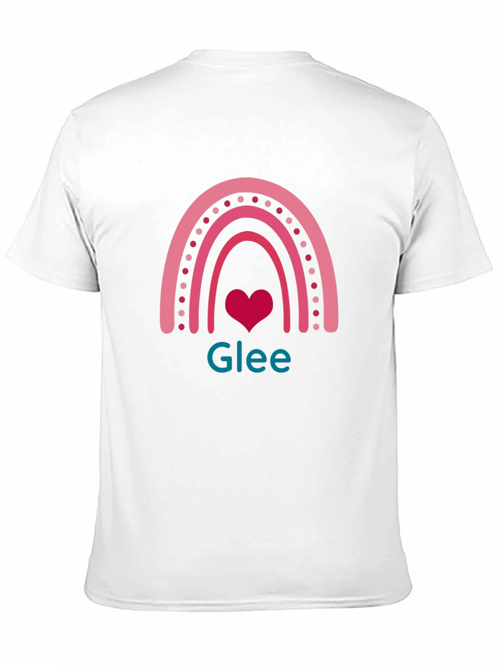 Glee Rainbow Heart T-Shirt - Black
