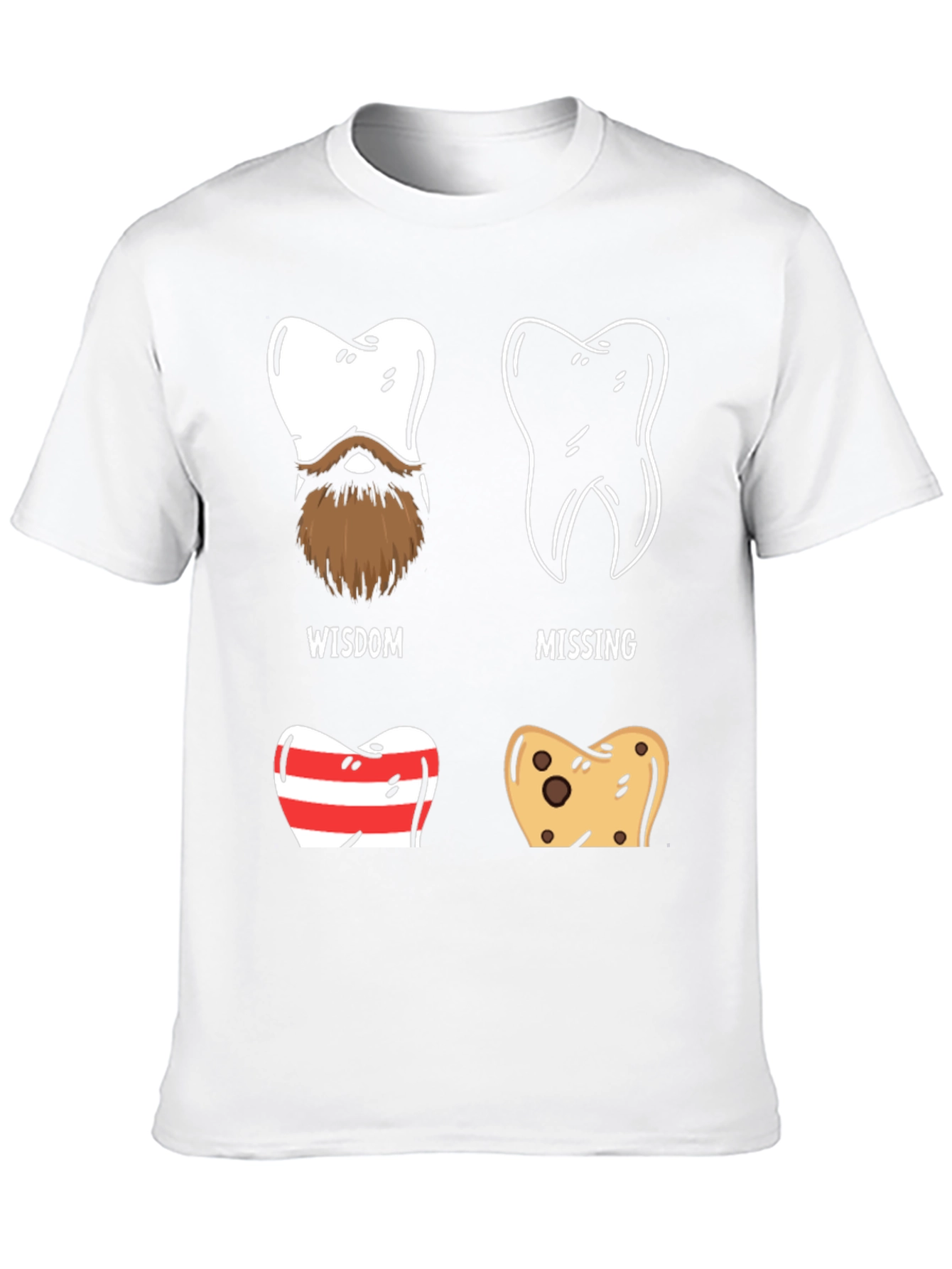 Dental Humor Graphic Tee - Tooth Types Design