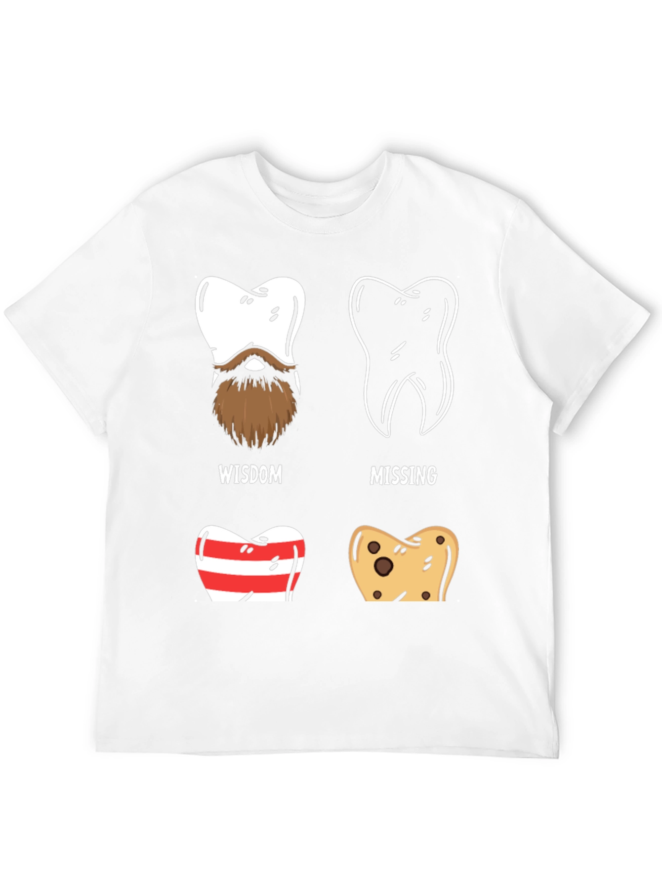 Dental Humor Graphic Tee - Tooth Types Design