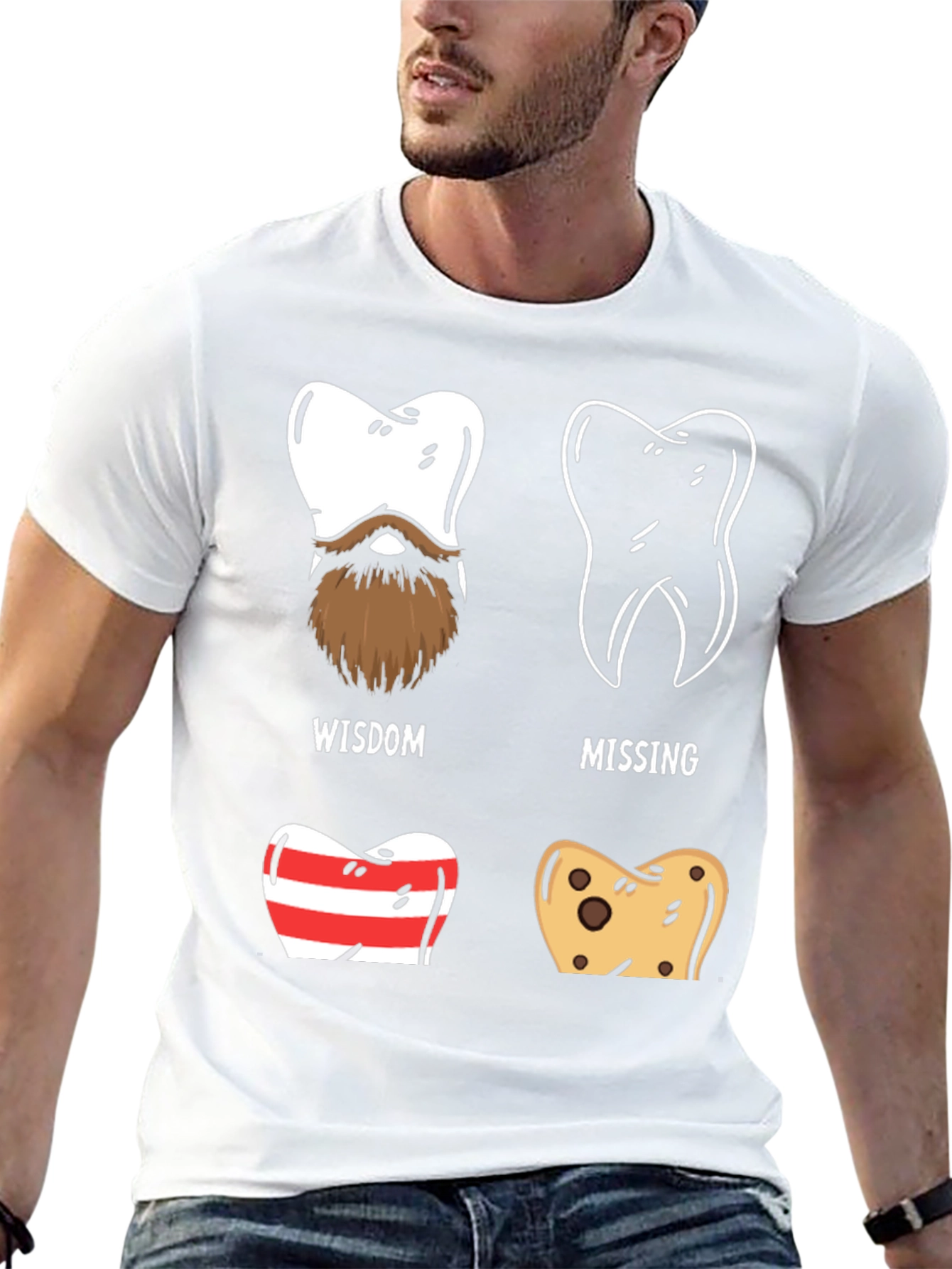 Dental Humor Graphic Tee - Tooth Types Design