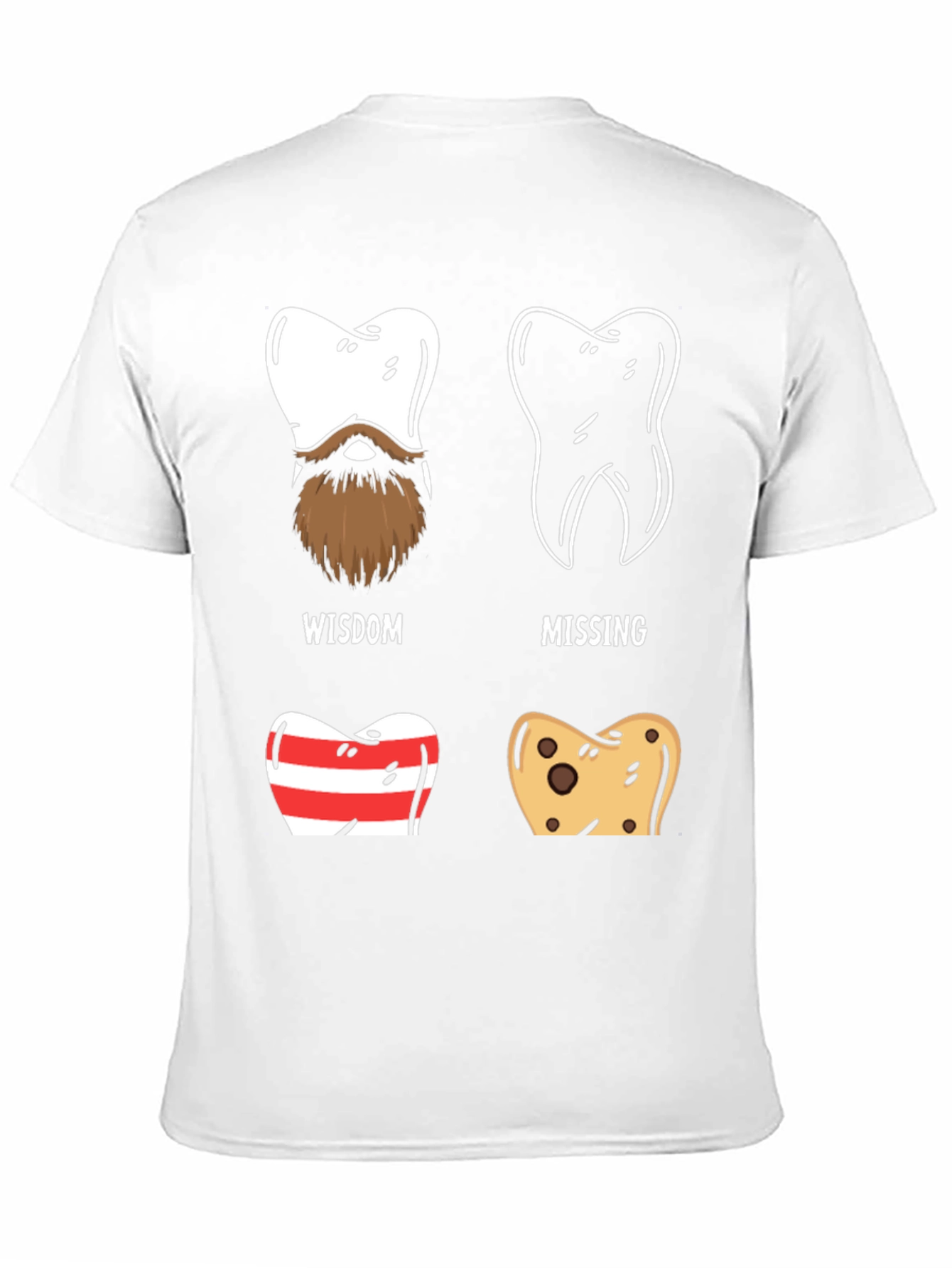 Dental Humor Graphic Tee - Tooth Types Design