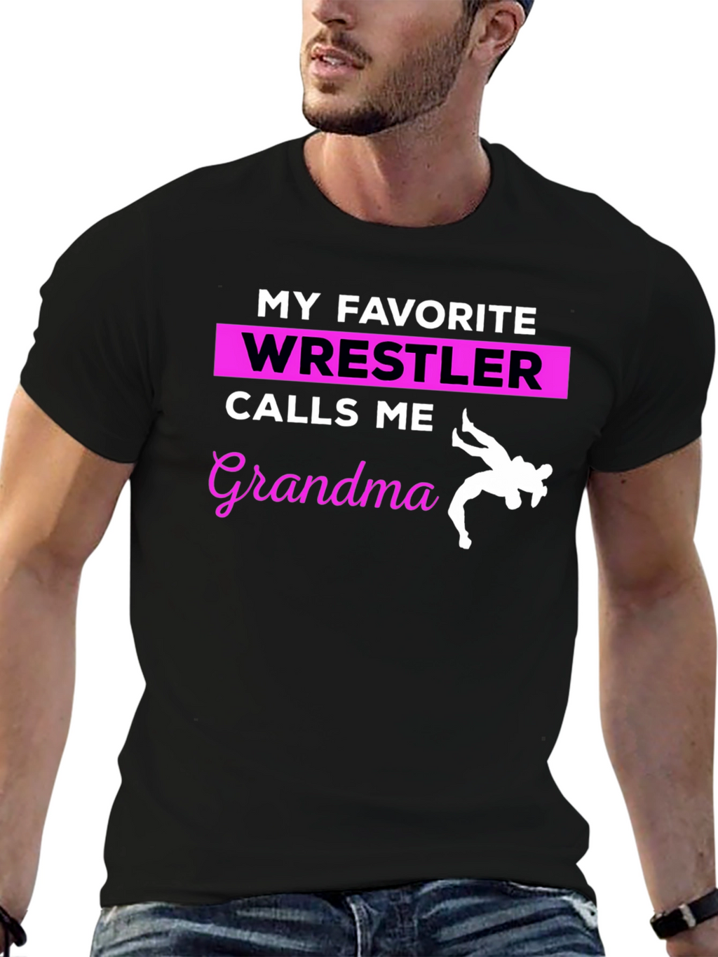 My Favorite Wrestler Calls Me Grandma T-Shirt