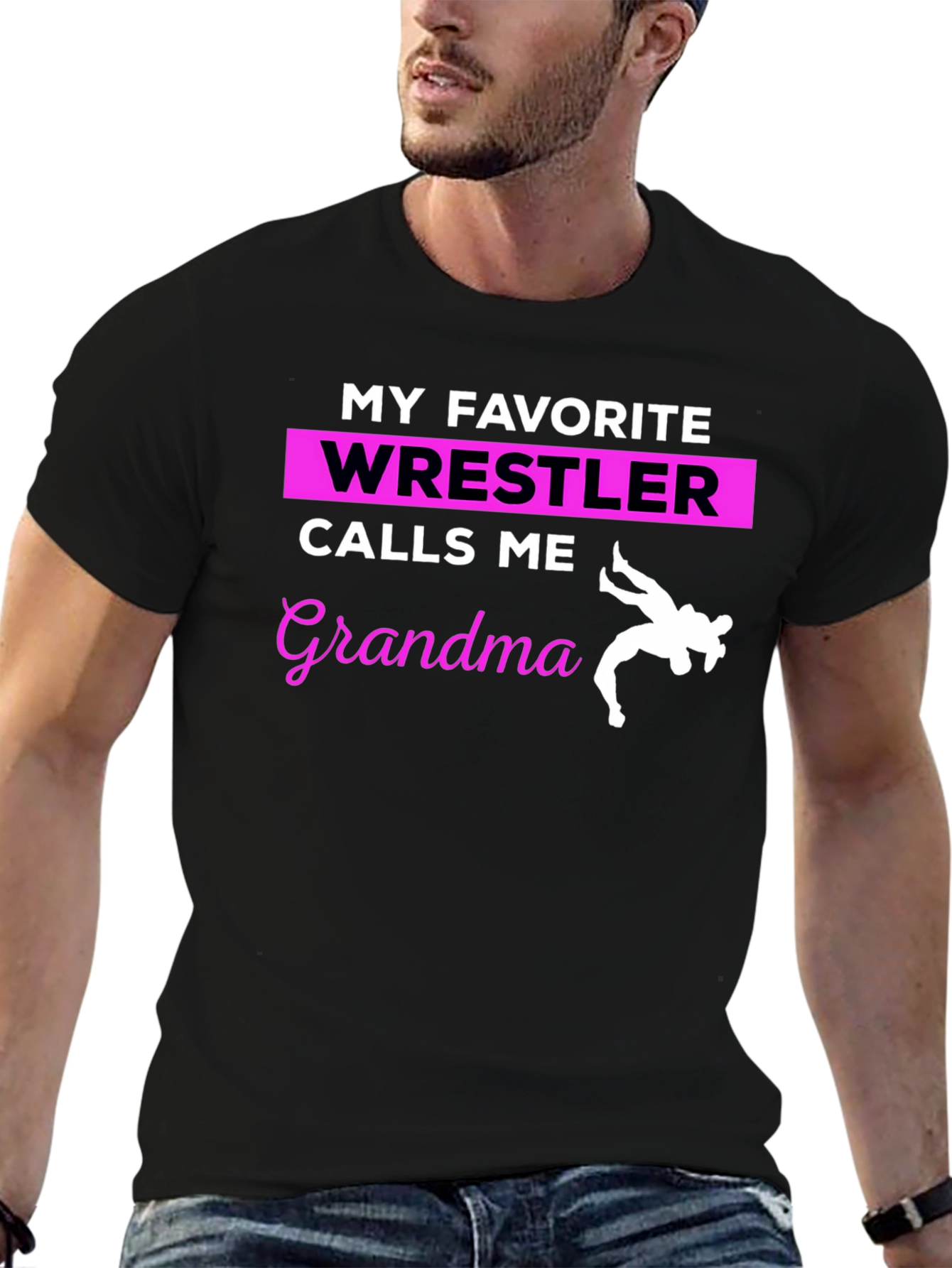 My Favorite Wrestler Calls Me Grandma T-Shirt