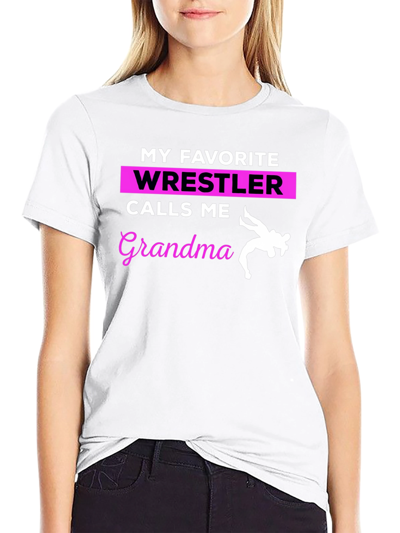 My Favorite Wrestler Calls Me Grandma T-Shirt