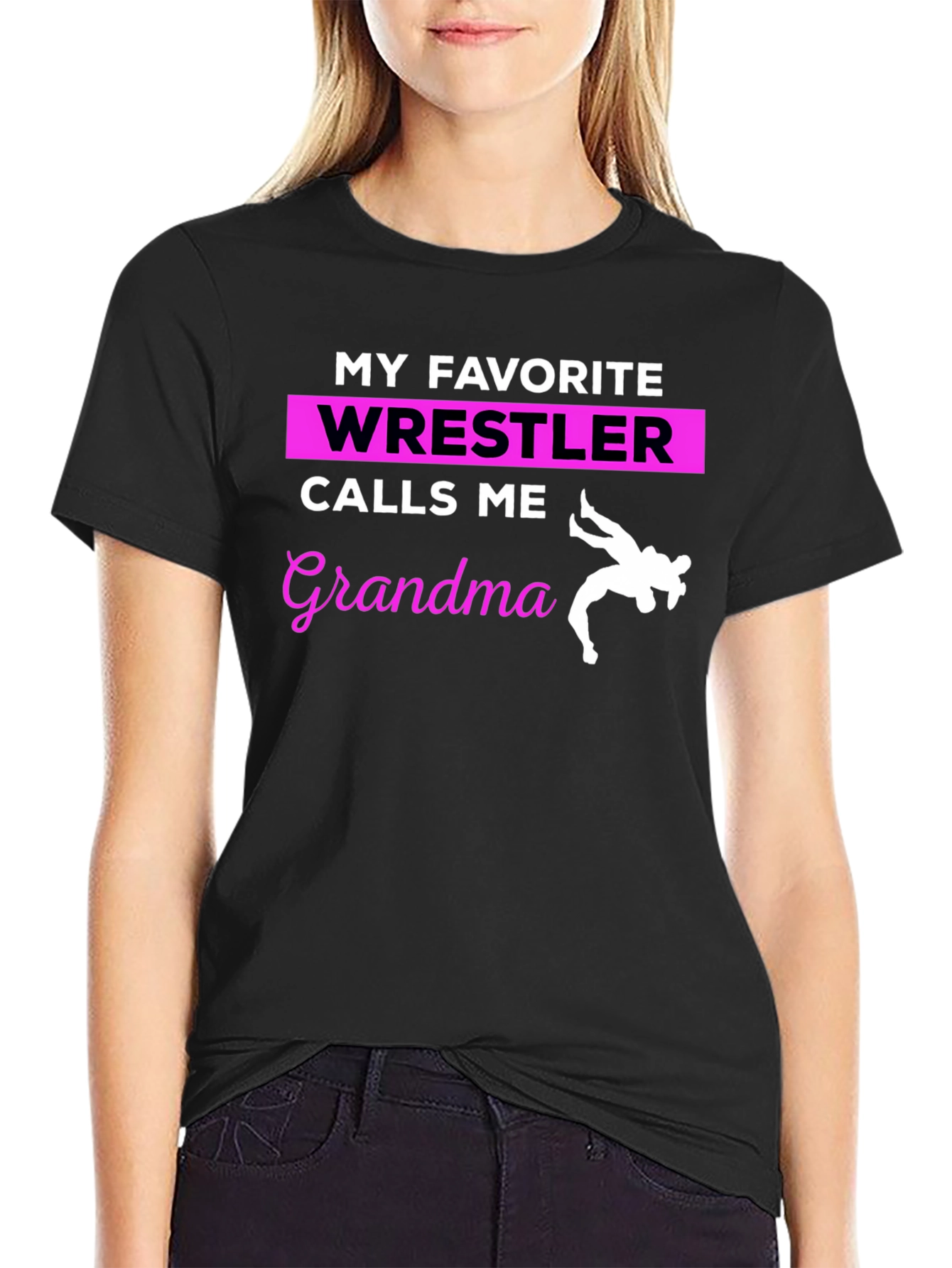 My Favorite Wrestler Calls Me Grandma T-Shirt