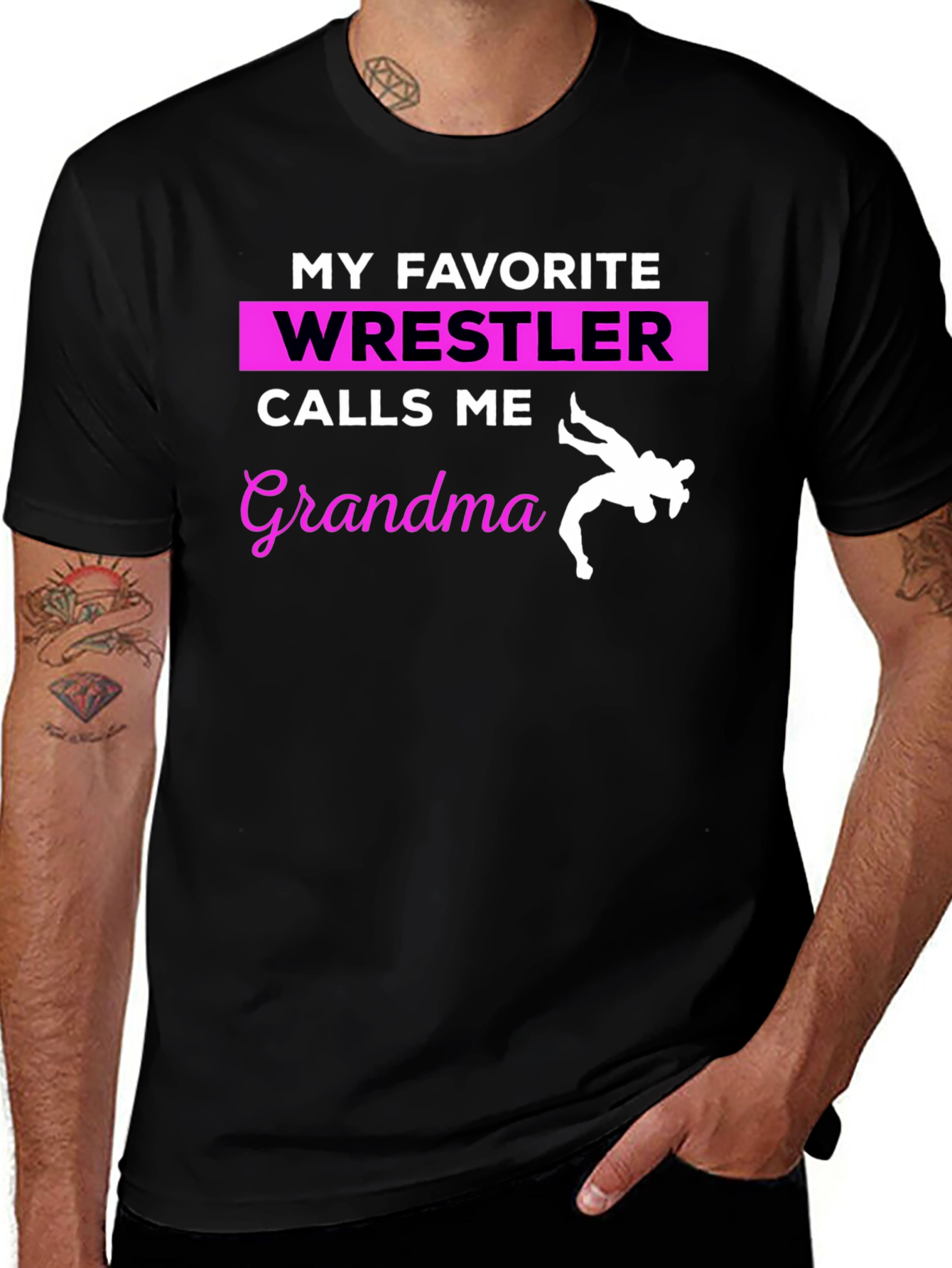 My Favorite Wrestler Calls Me Grandma T-Shirt