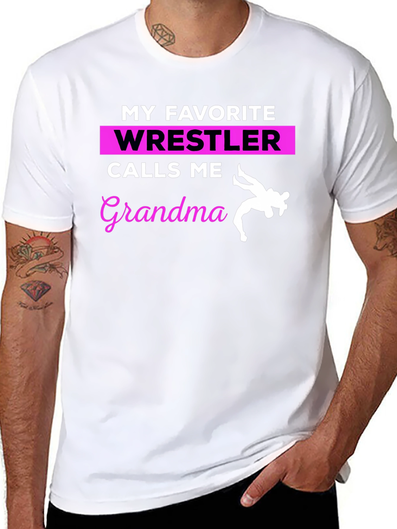 My Favorite Wrestler Calls Me Grandma T-Shirt