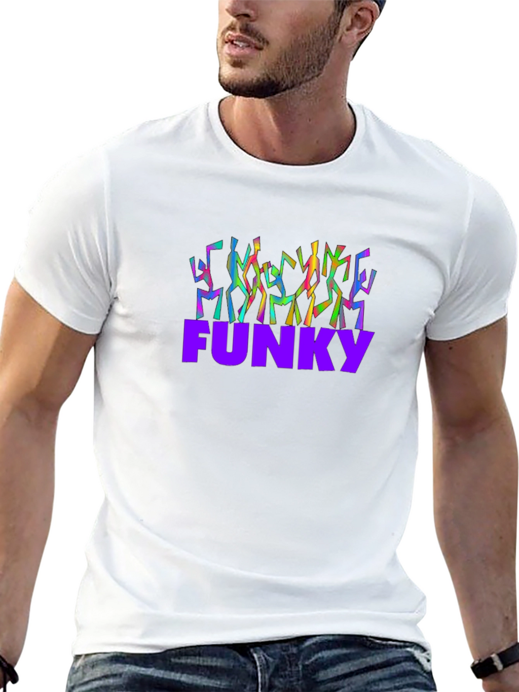 Funky Crew Neck Tee