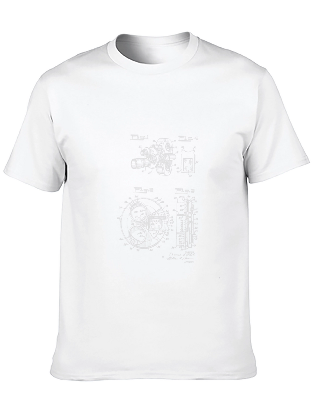 Tech Drawing Graphic Tee