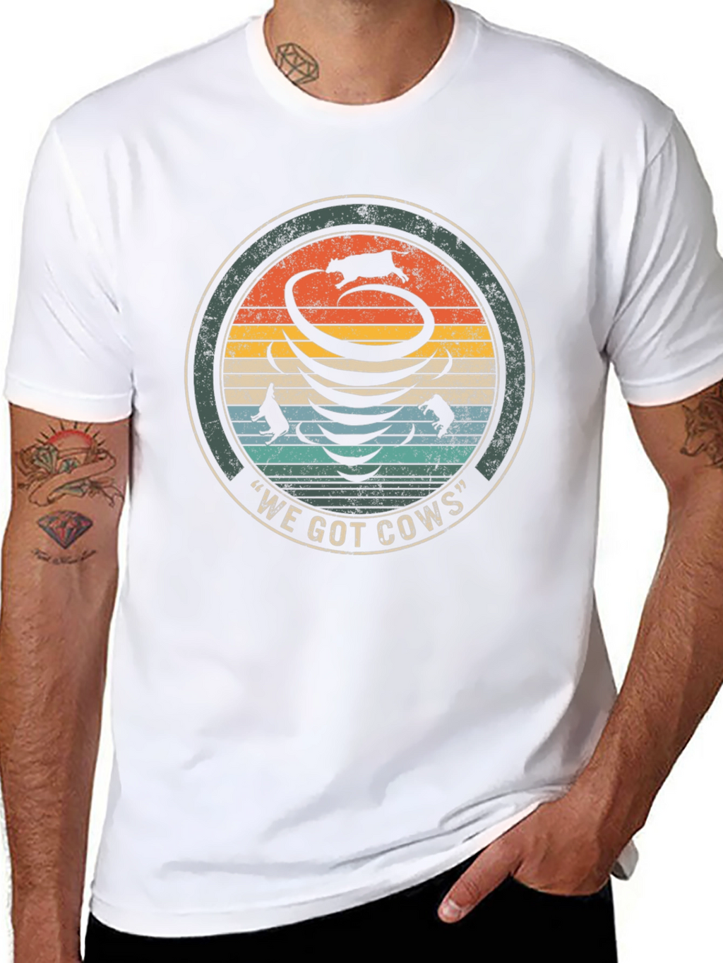 We Got Cows Tornado T-Shirt