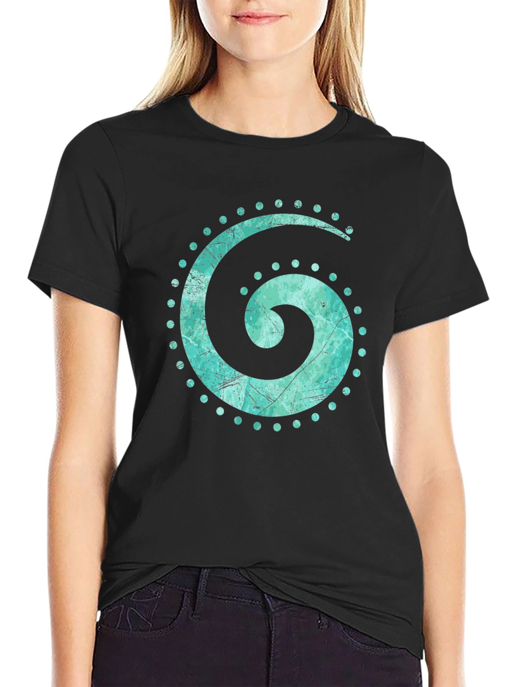 Spiral Graphic Tee - Unique Design