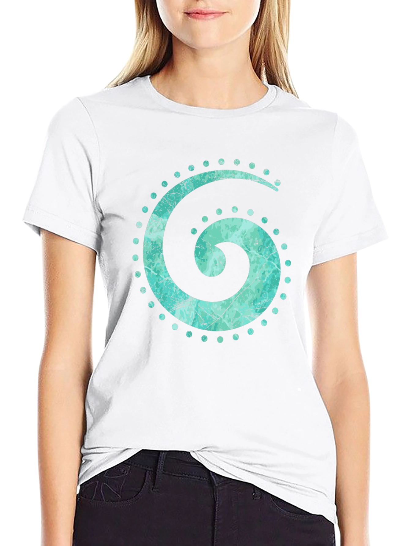 Spiral Graphic Tee - Unique Design