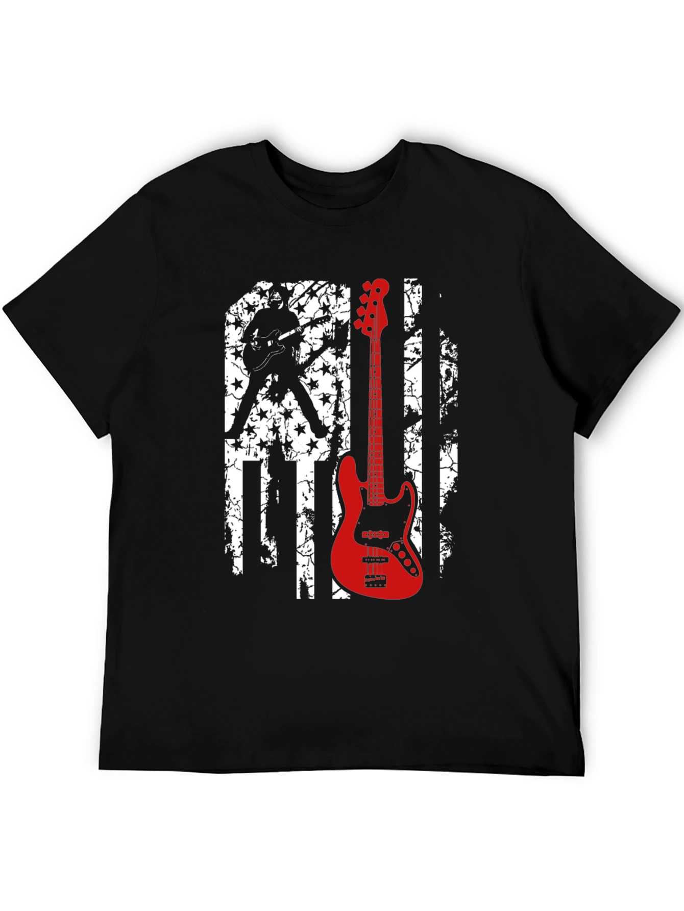 Guitarist American Flag T-Shirt