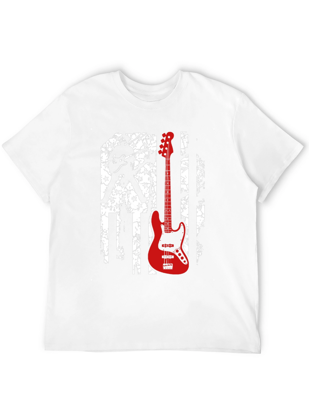 Guitarist American Flag T-Shirt