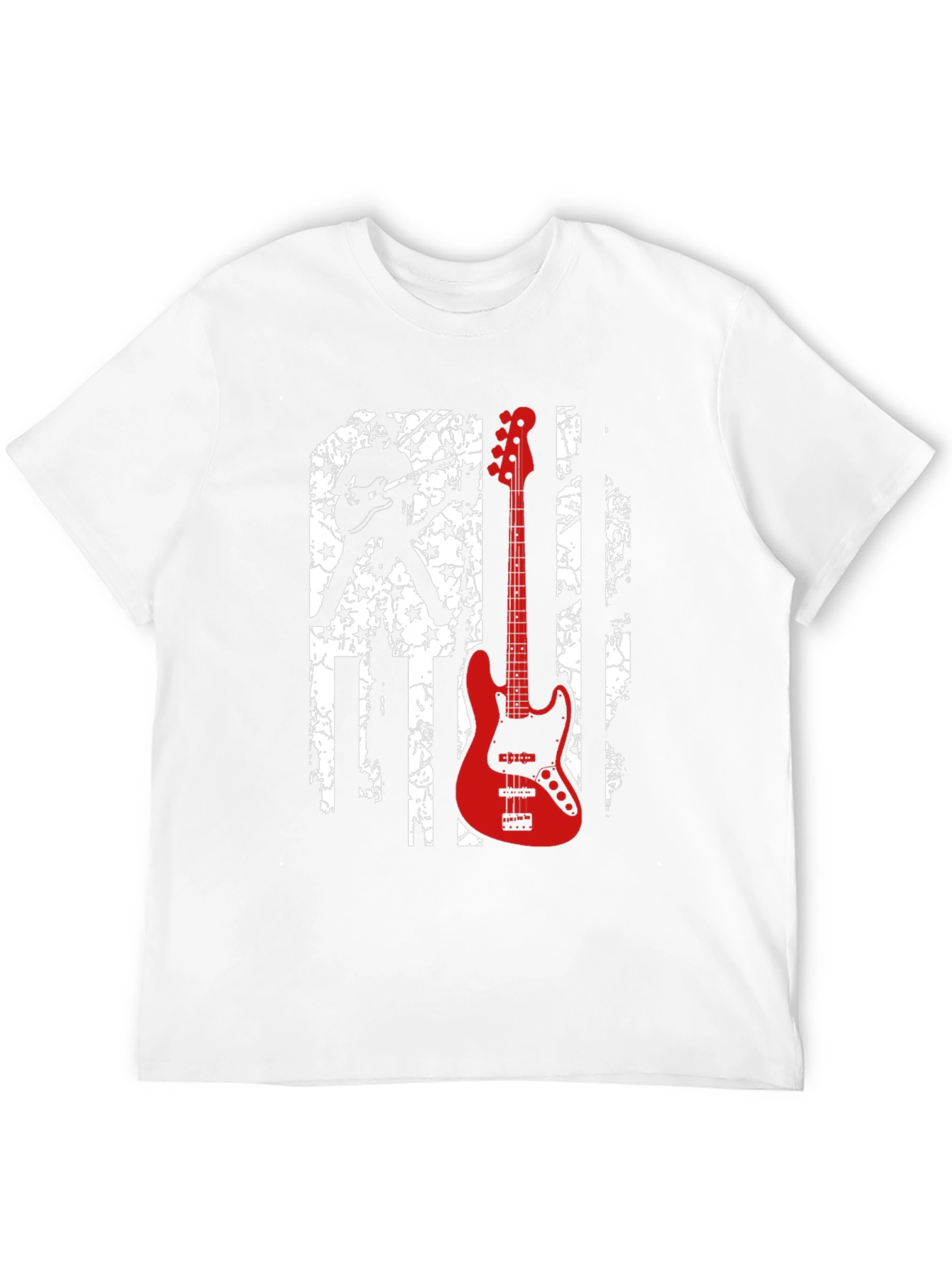 Guitarist American Flag T-Shirt
