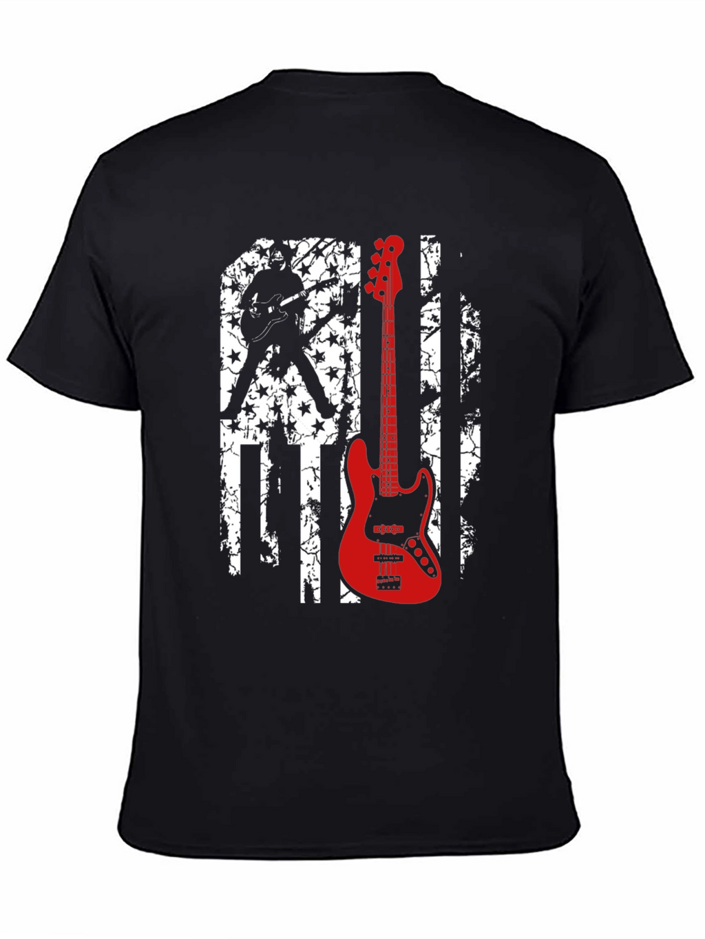 Guitarist American Flag T-Shirt