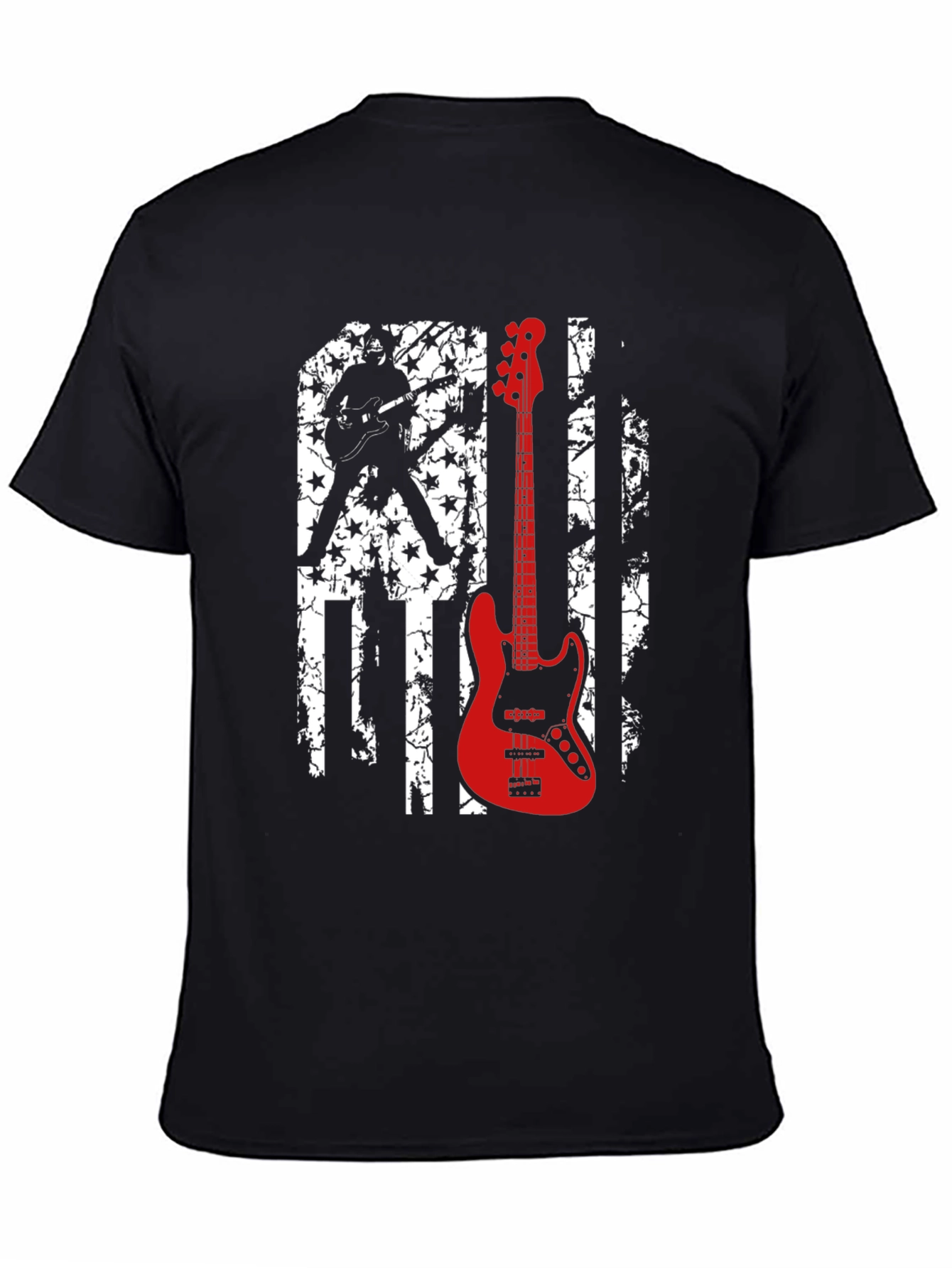 Guitarist American Flag T-Shirt