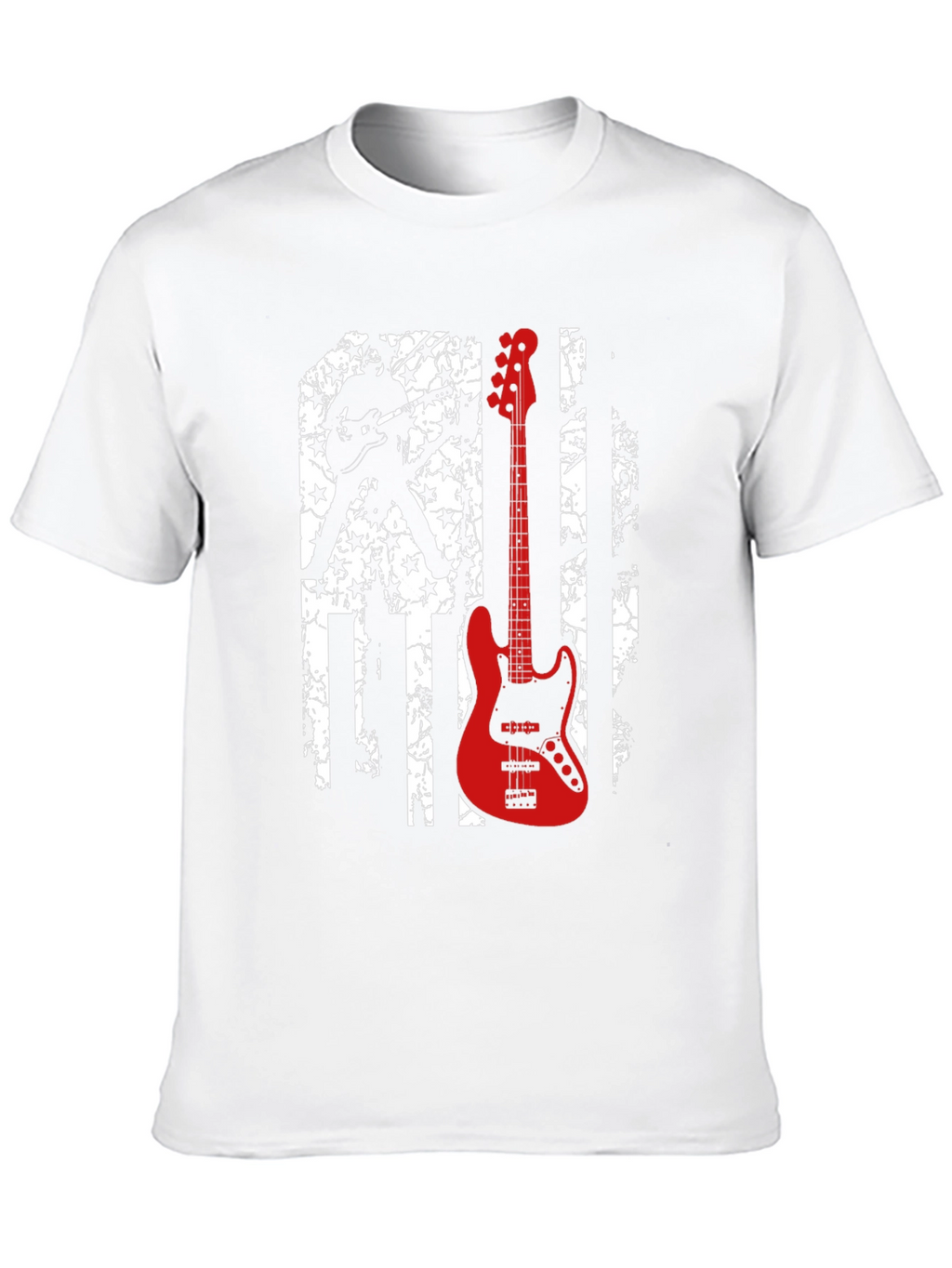 Guitarist American Flag T-Shirt