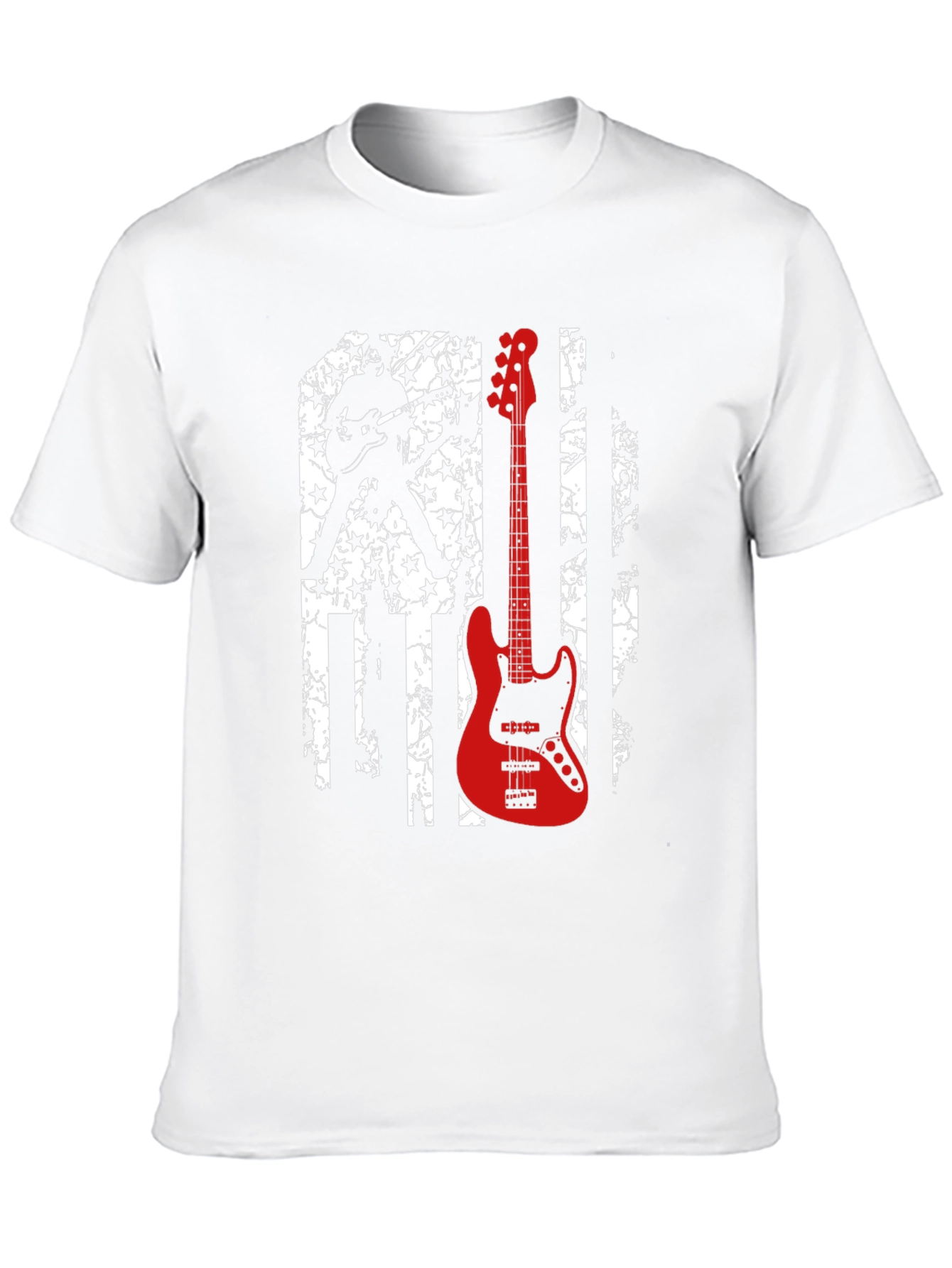 Guitarist American Flag T-Shirt