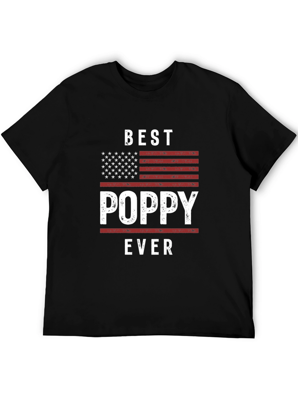 Best Poppy Ever American Flag Graphic Tee