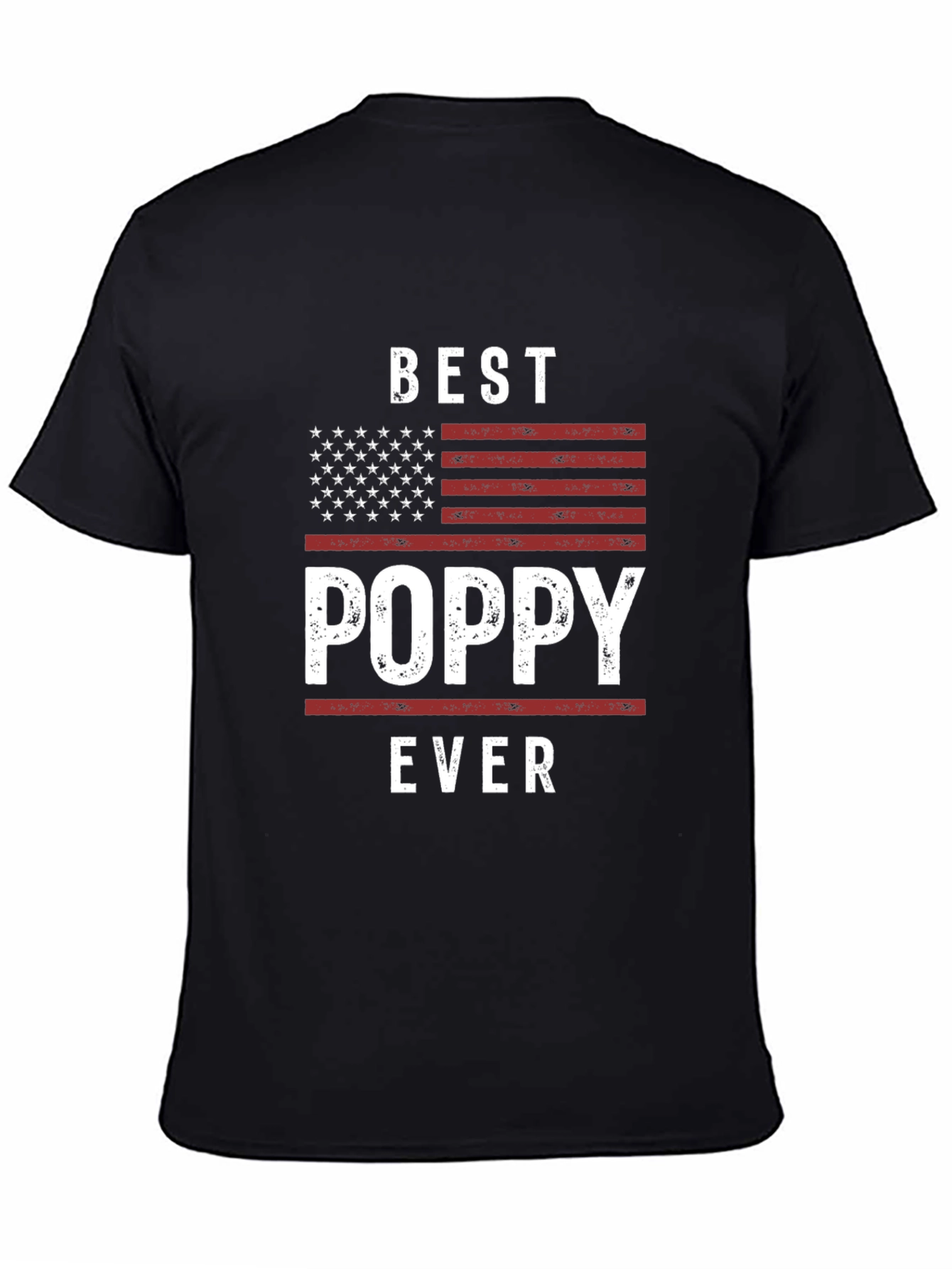 Best Poppy Ever American Flag Graphic Tee