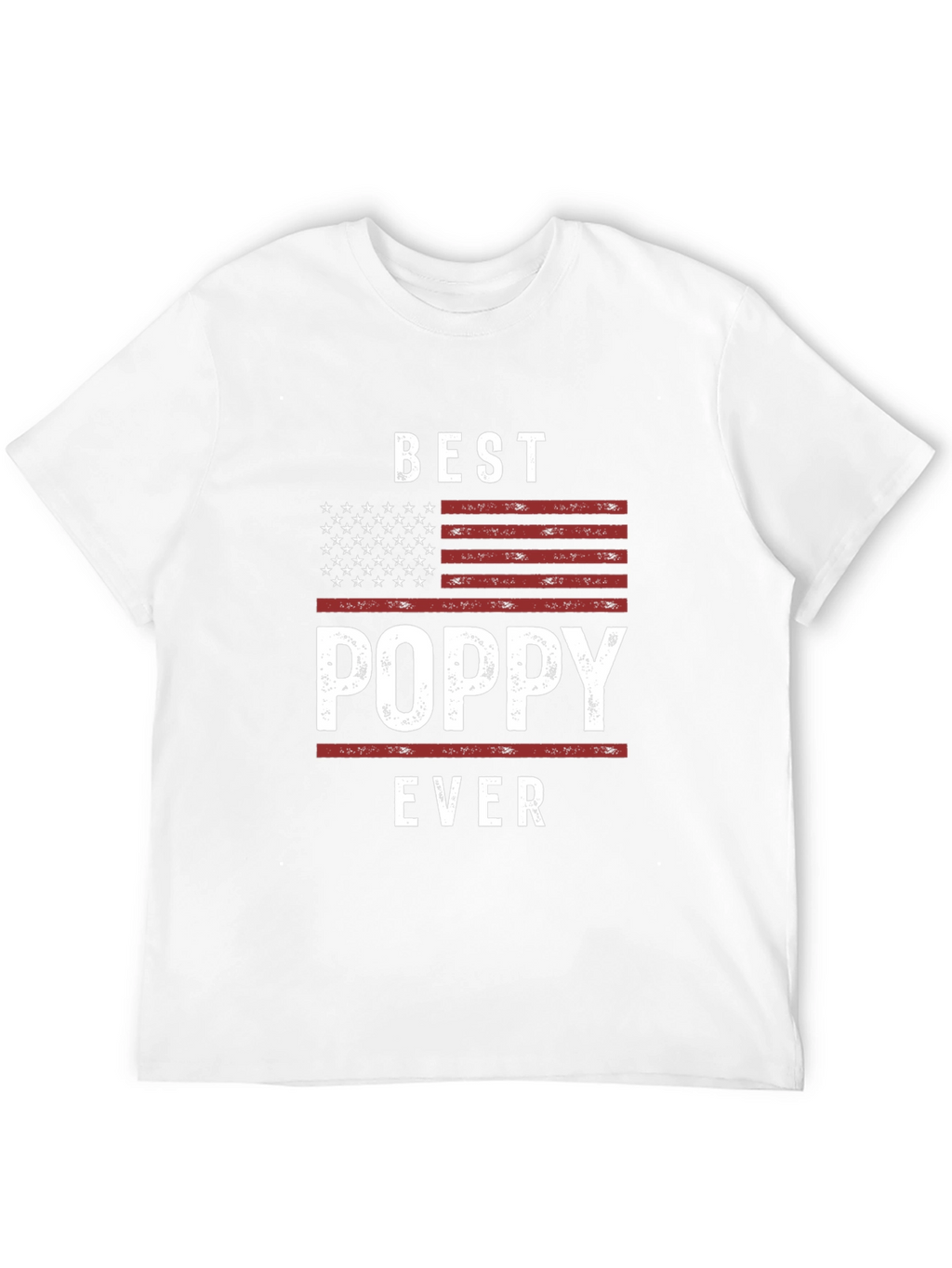 Best Poppy Ever American Flag Graphic Tee