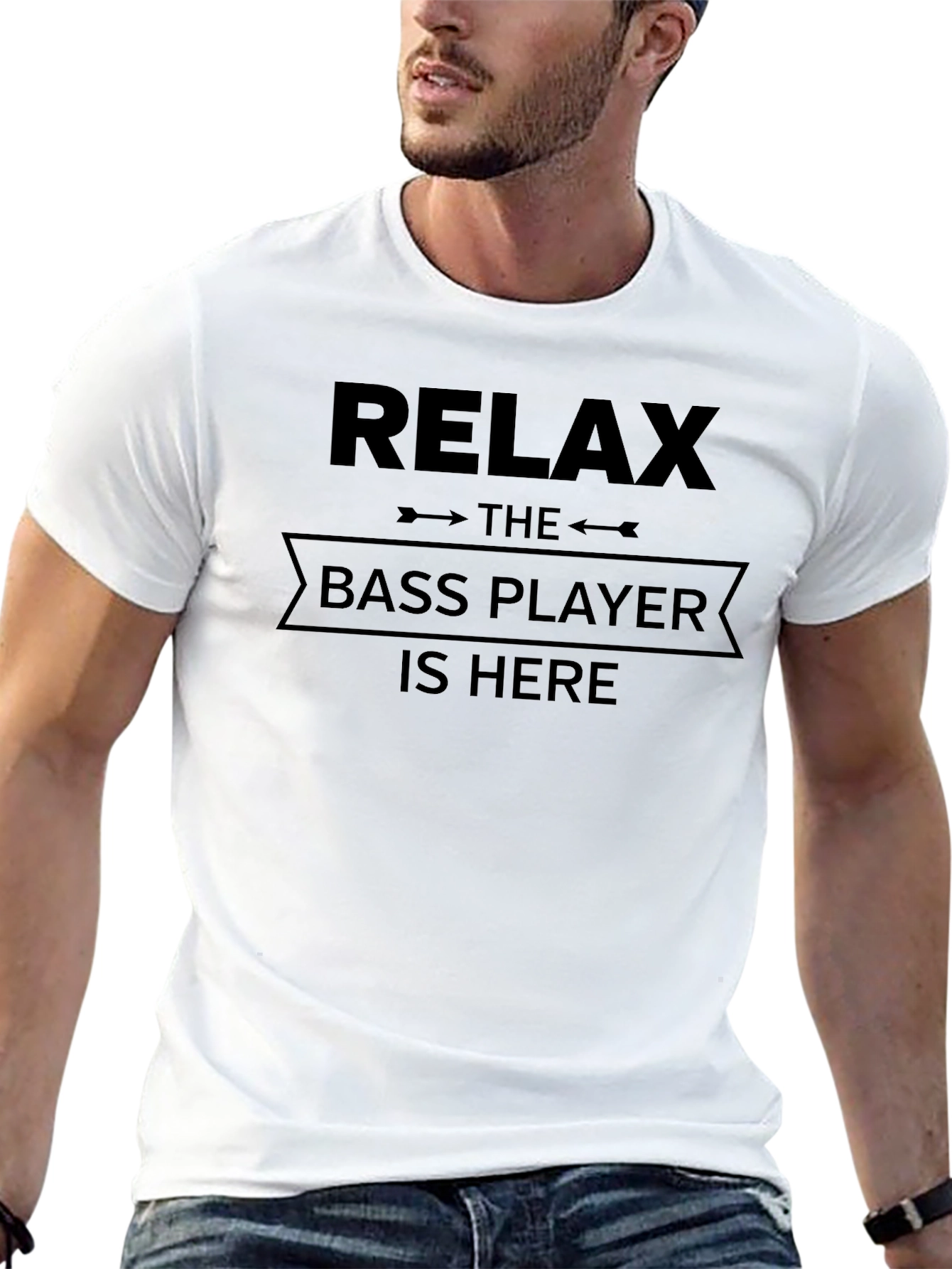 Relax The Bass Player is Here T-Shirt