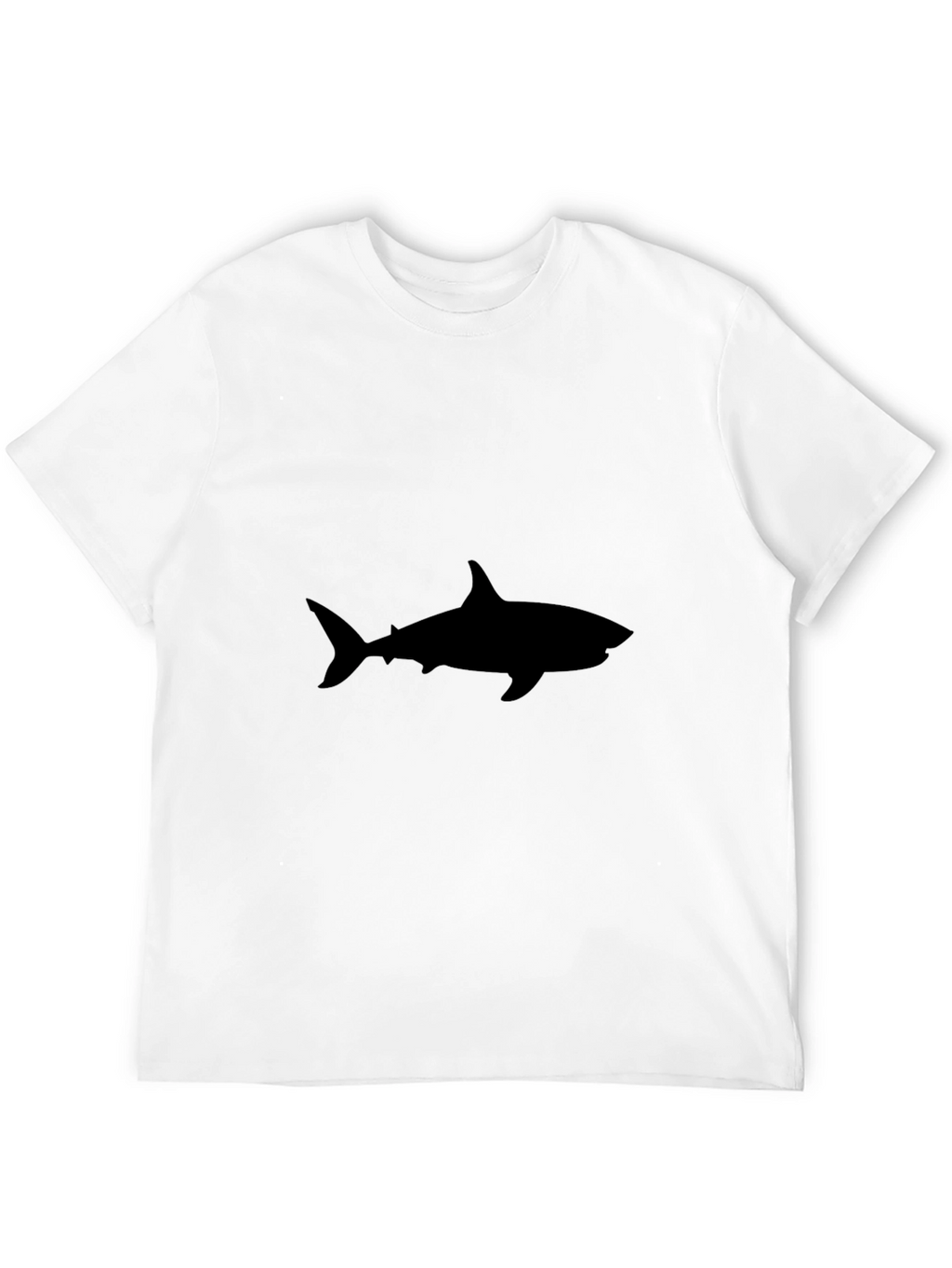 Black Shark Graphic Tee - Casual Style