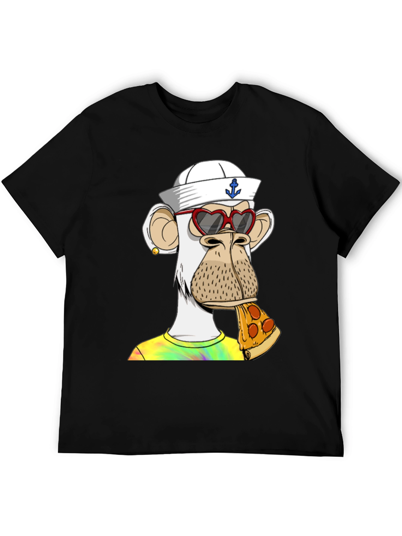 Ape NFT Pizza T-Shirt: Funky Graphic Tee