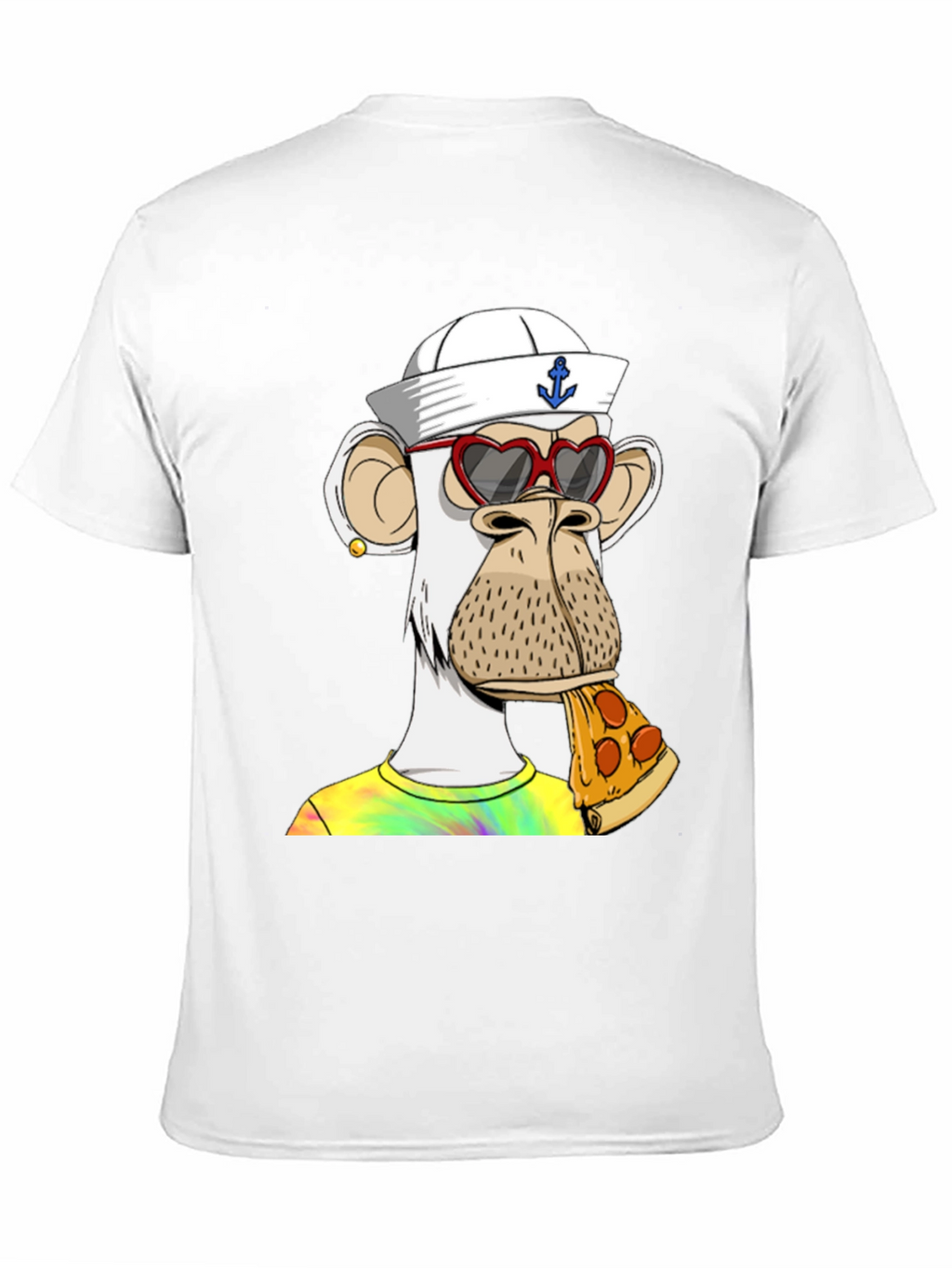 Ape NFT Pizza T-Shirt: Funky Graphic Tee