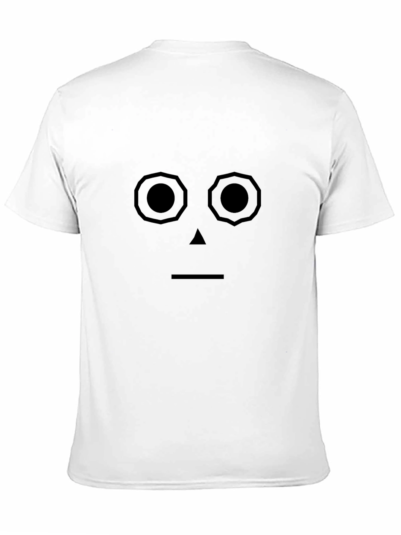 Abstract Face Graphic Tee - Black Unisex T-Shirt