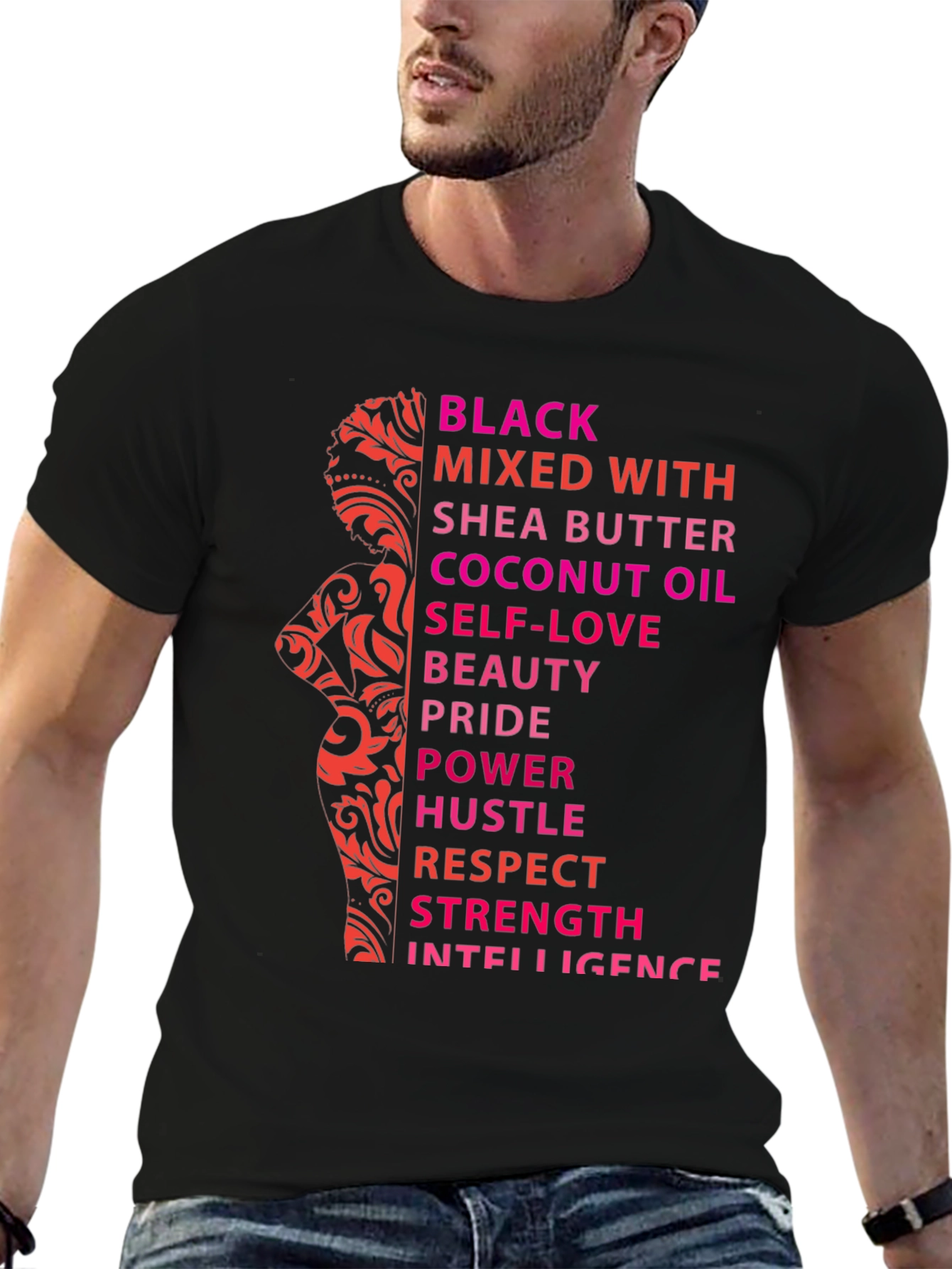 Black Mixed With T-Shirt - Empowerment Design