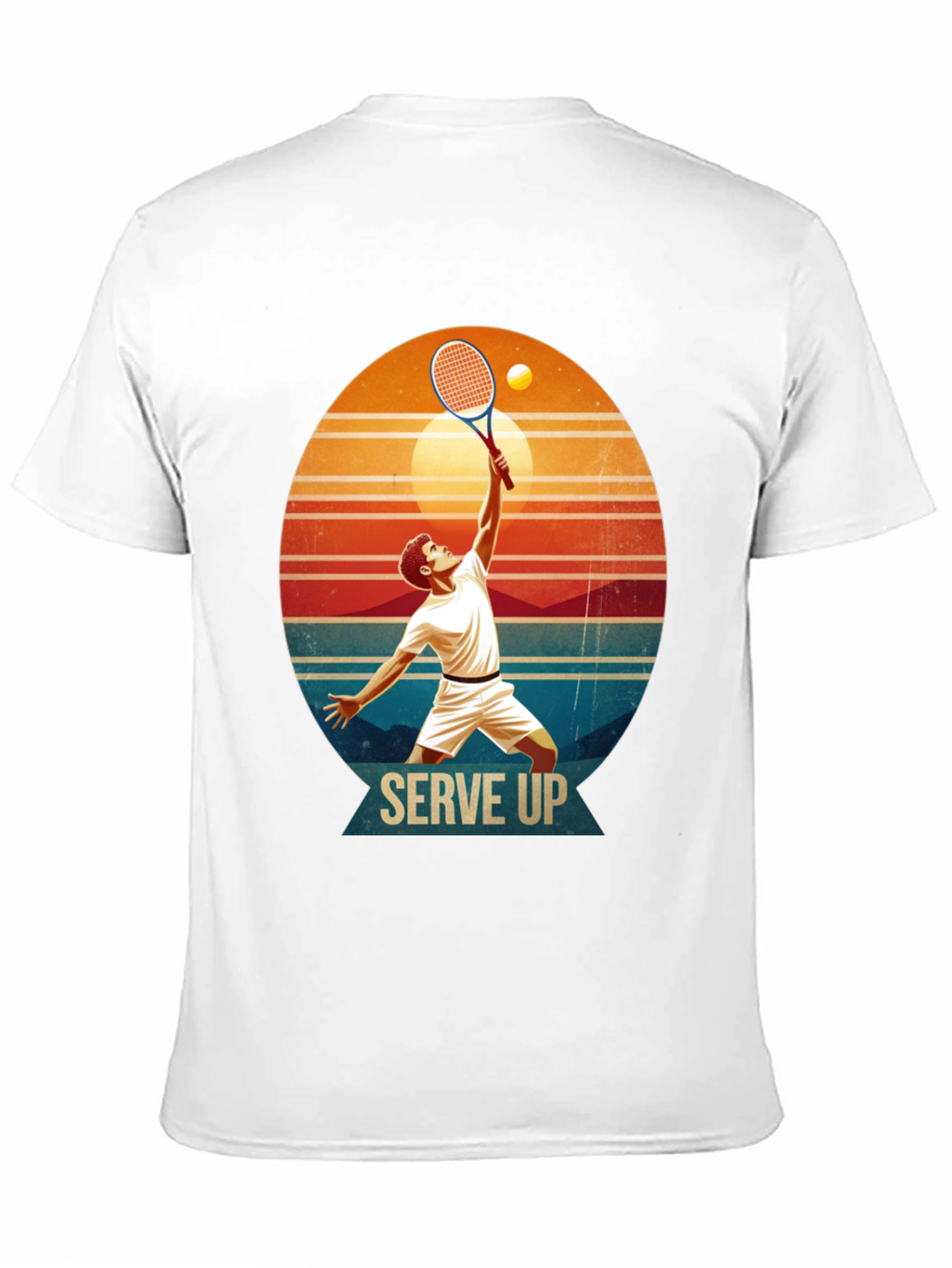 Serve Up Tennis Graphic T-Shirt