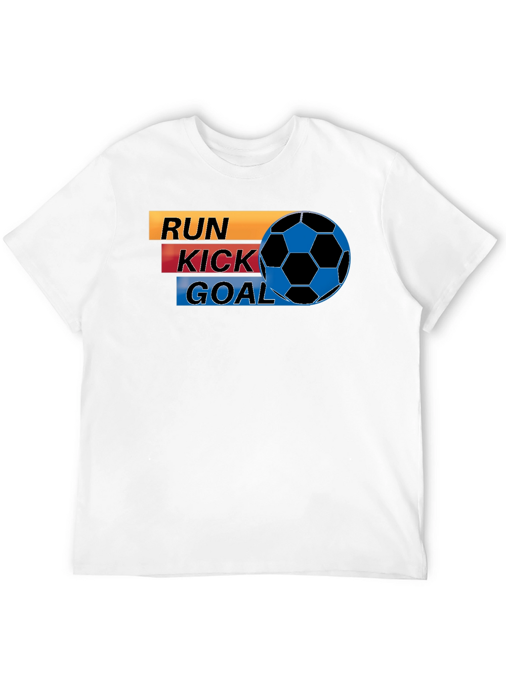 Run Kick Goal Soccer T-Shirt