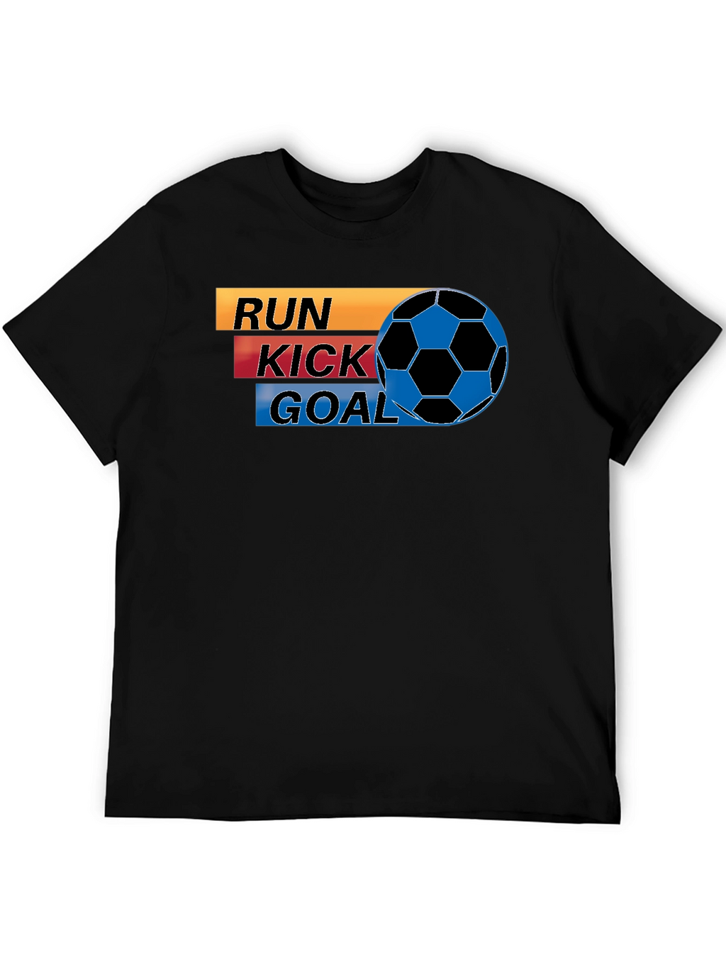 Run Kick Goal Soccer T-Shirt